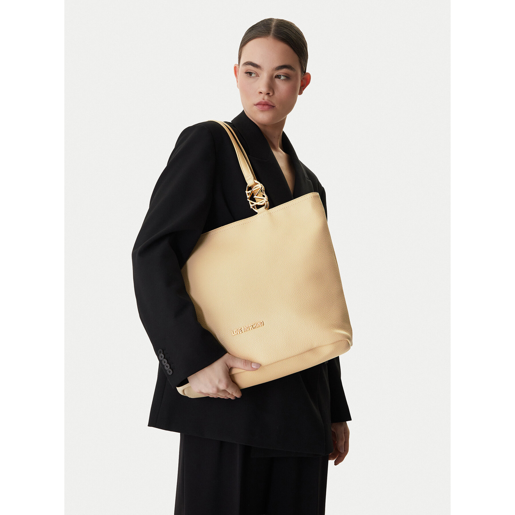 Kabelka LOVE MOSCHINO JC4005PP1OLB0129 Béžová