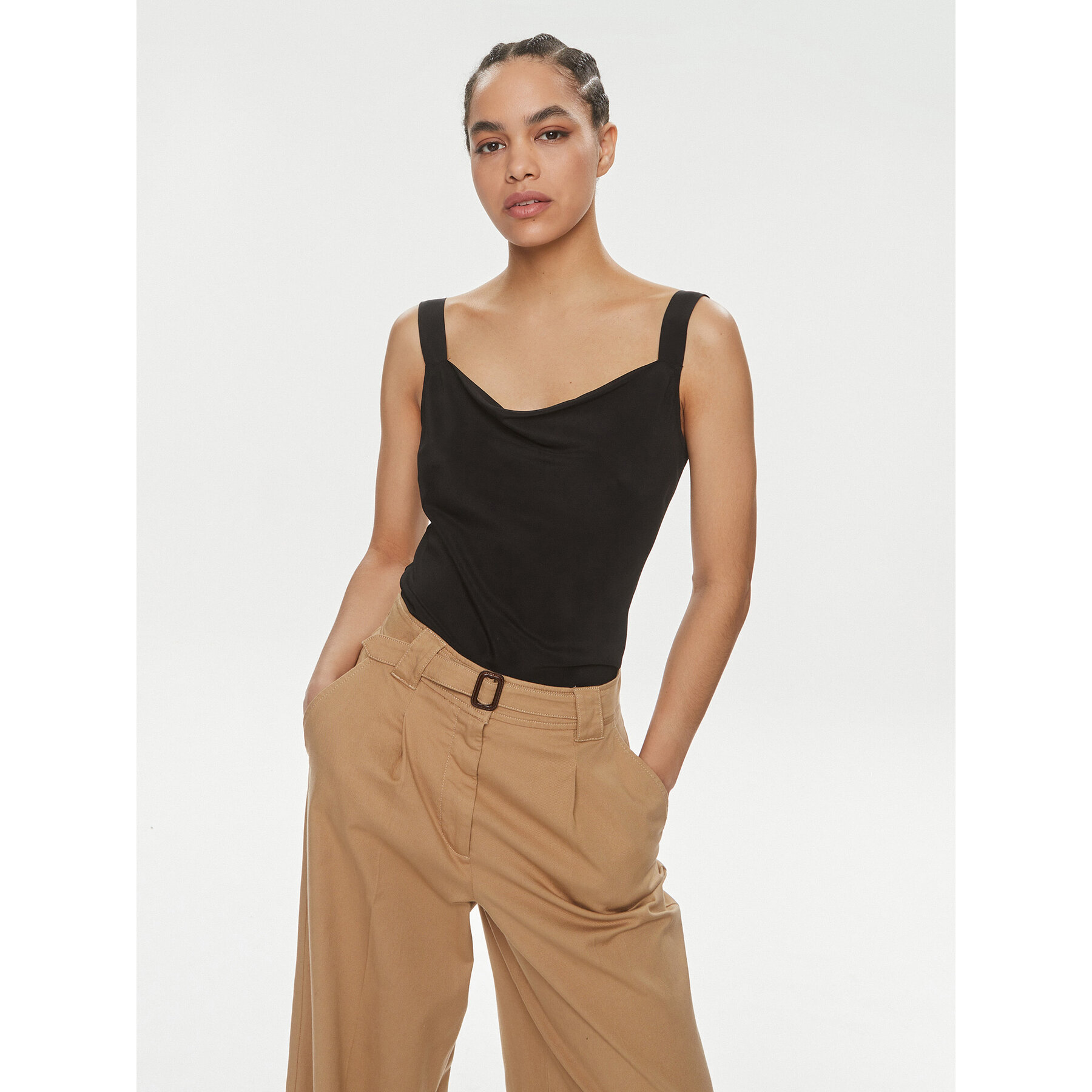 Marella Τοπ Odilia 2413161182 Μαύρο Regular Fit