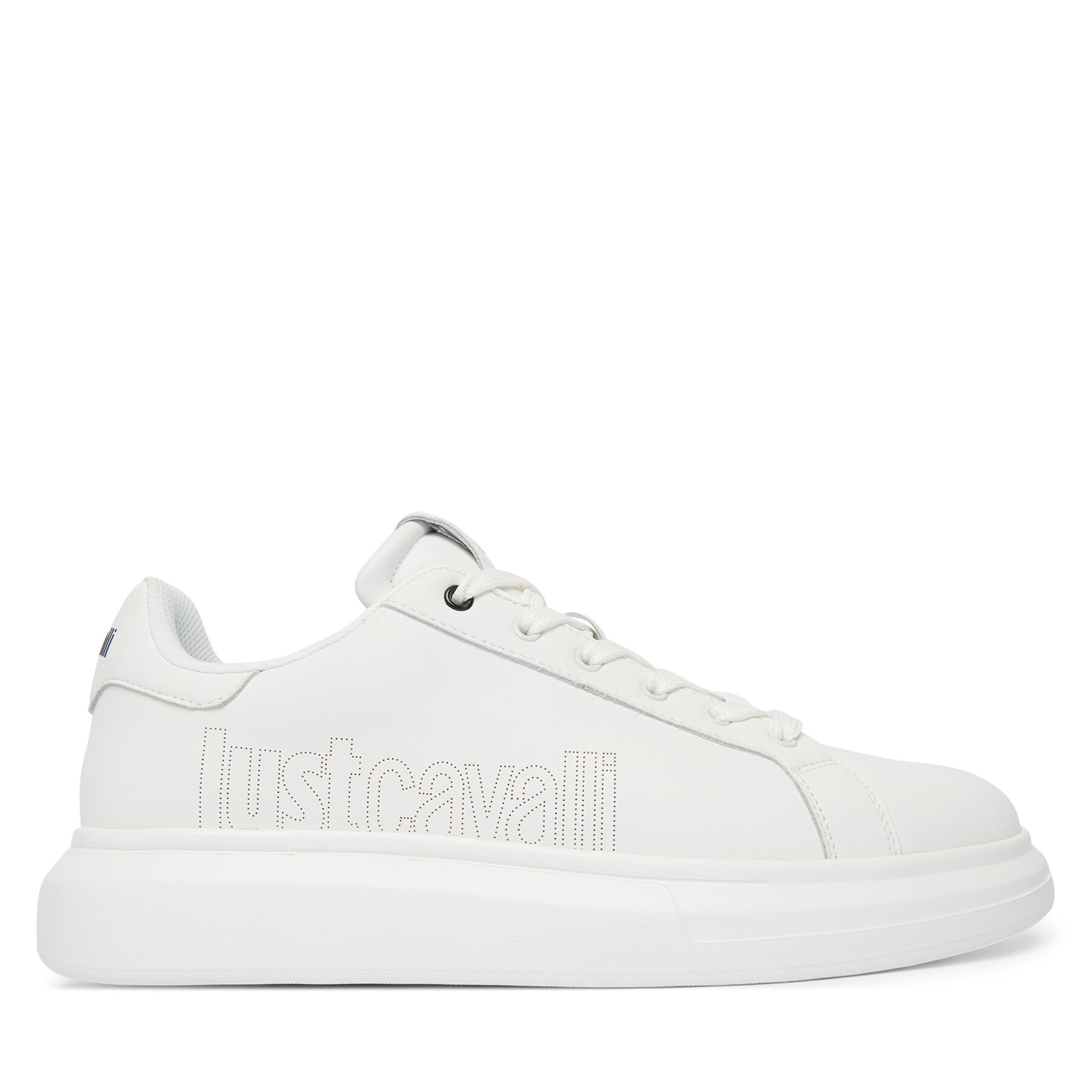 Sneakersy Just Cavalli 80QA3SBA ZPC16 Biela