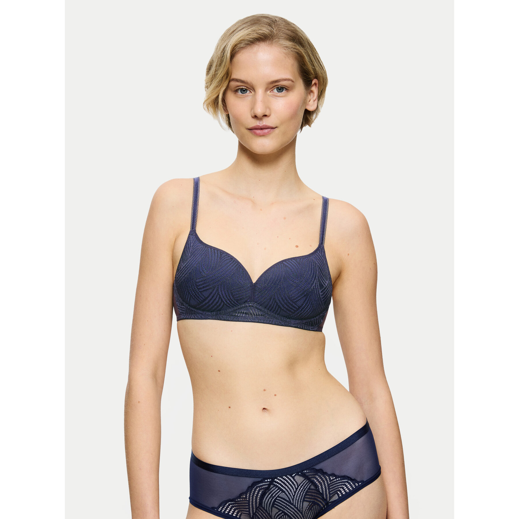 Triumph Reggiseno con ferretto Delightful Spotlight 10219875 Blu scuro