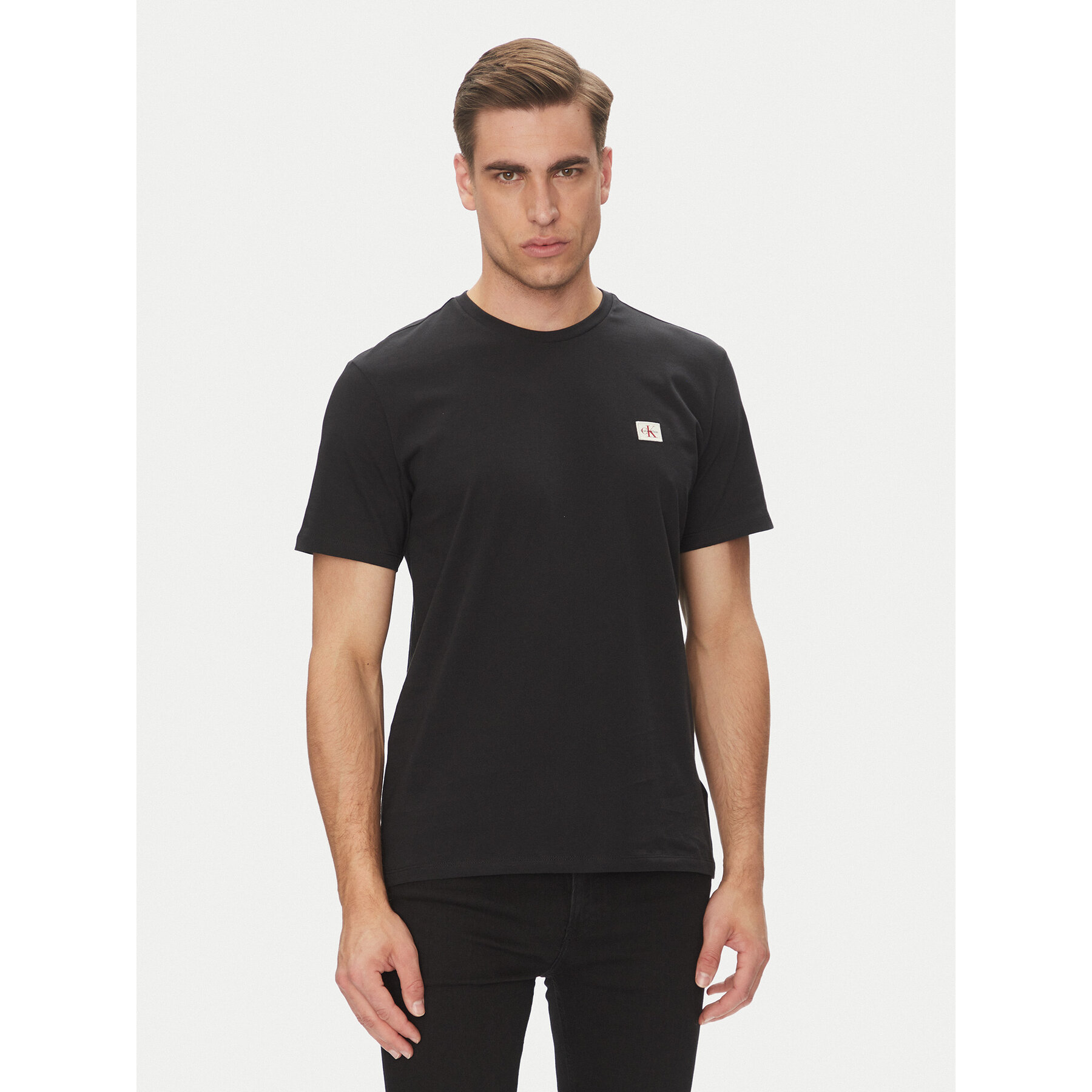 Calvin Klein Jeans Póló LV04RC272G Fekete Regular Fit