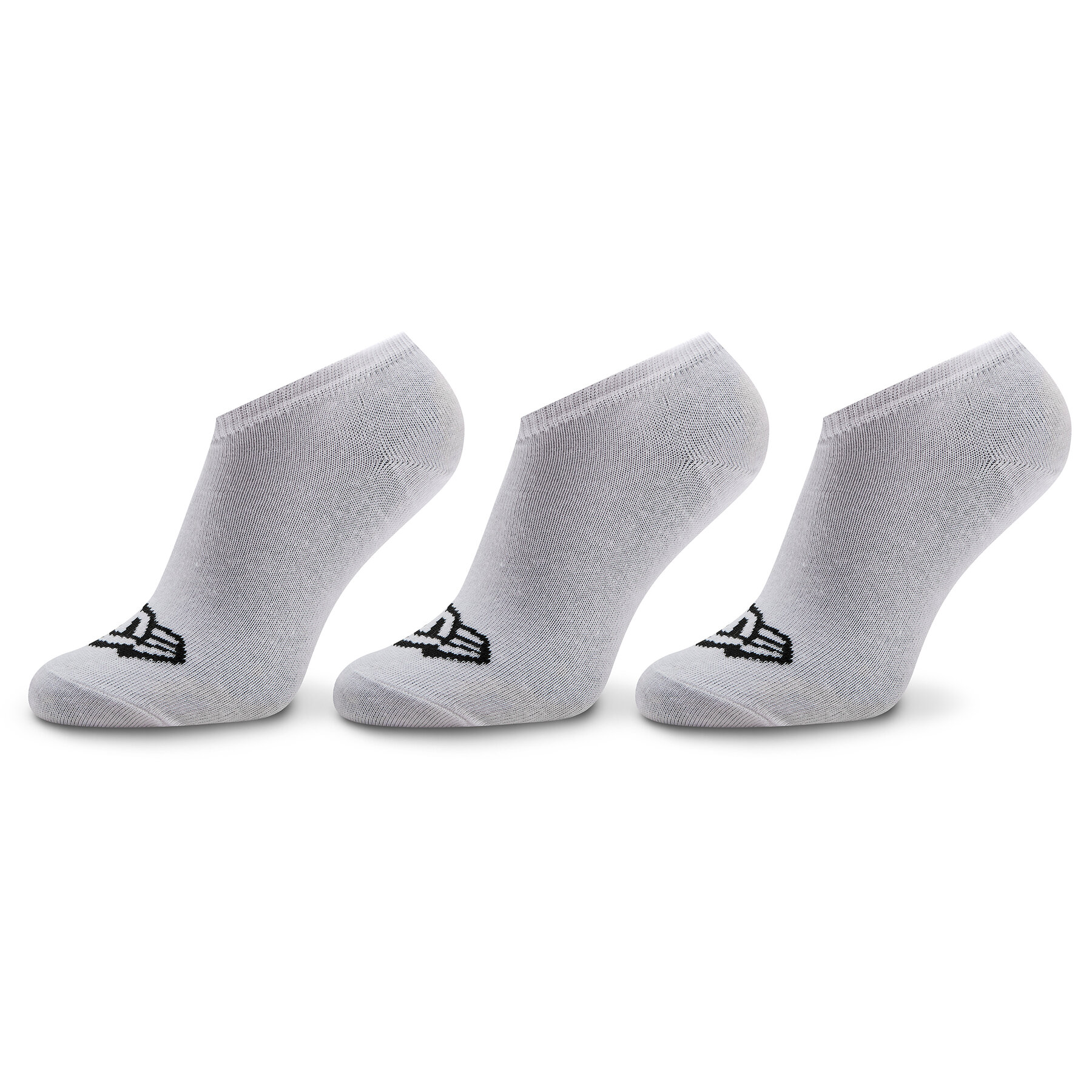 Zestaw 3 par niskich skarpet unisex New Era, Rozmiar 43-46 Biały Flag Sneaker Sock 13113638