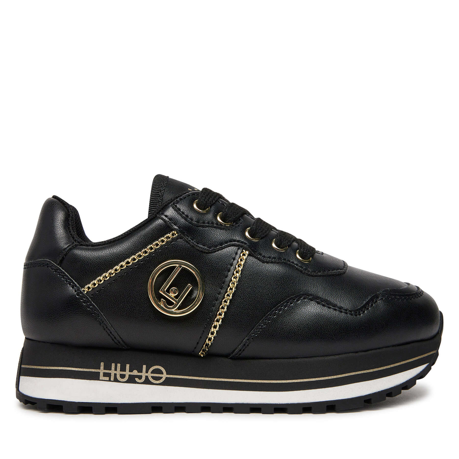 Dziecięce Sneakersy Liu Jo, Rozmiar 31 Czarny Maxi Wonder 810 4F4307 EX014 S