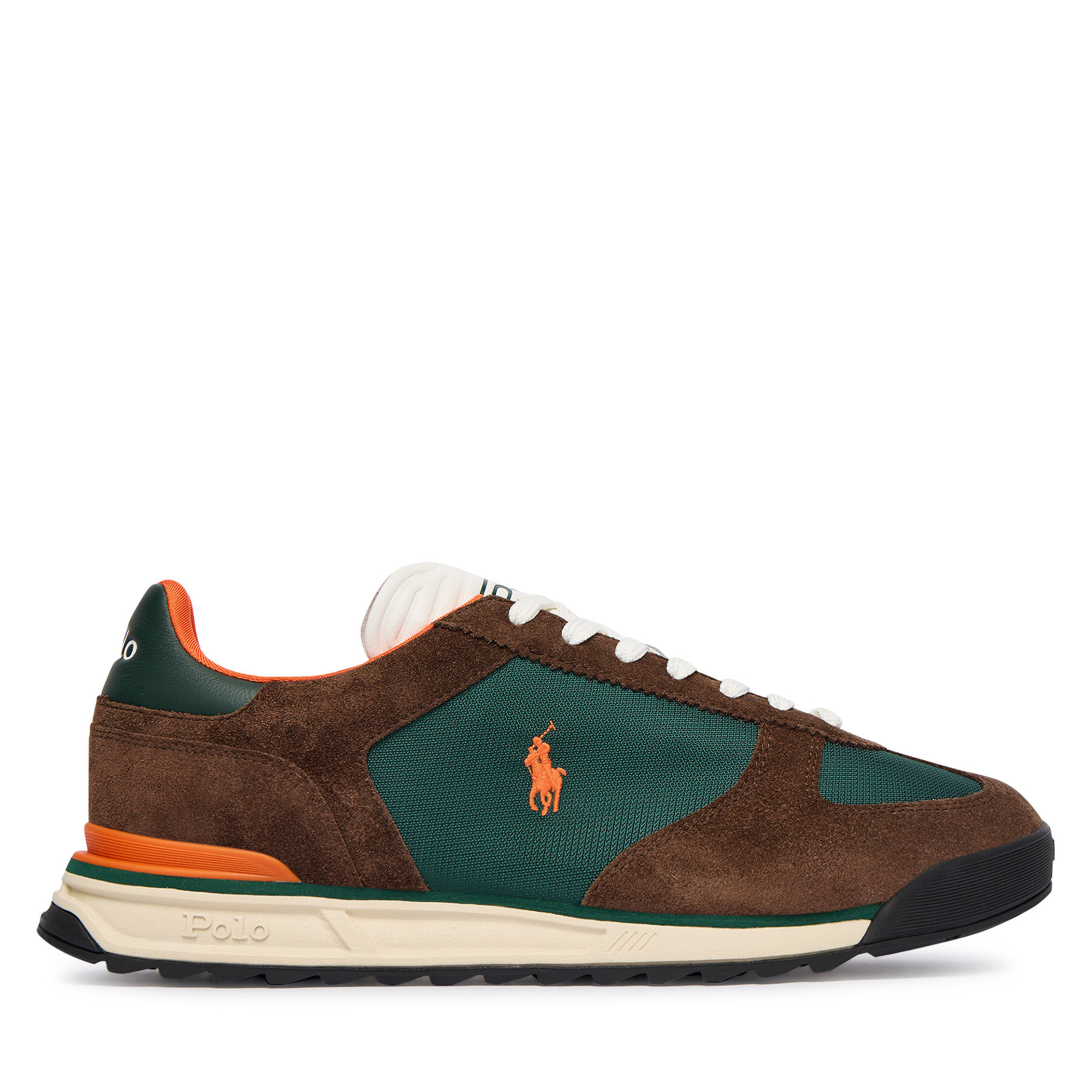 Sneakersy Polo Ralph Lauren Varick Pp 809974040002 Hnědá