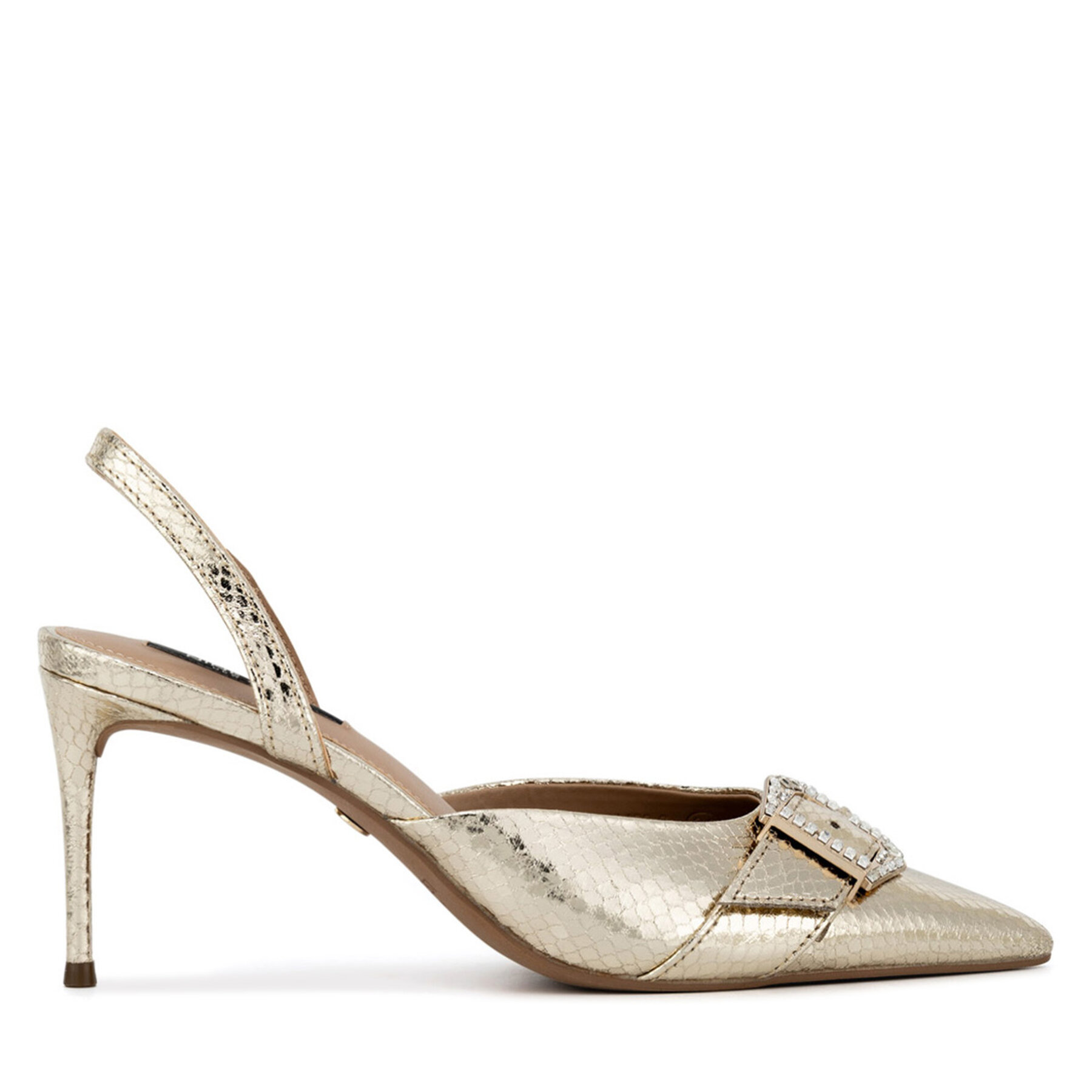 Čevlji z visoko peto Nine West SJ1489-6 Zlata