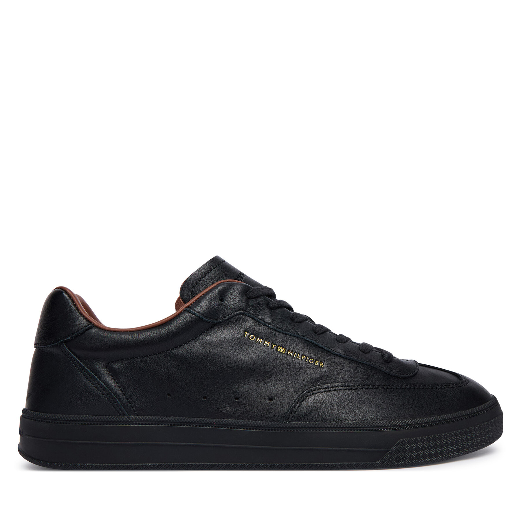 Superge Tommy Hilfiger Th Lo Lux Lth Sneaker FM0FM05996 Črna