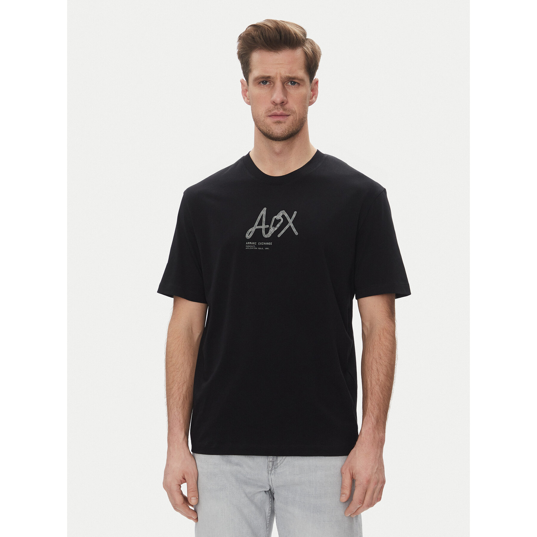 Armani Exchange T-shirt XM000566 AF10334 UC001 Nero Regular Fit