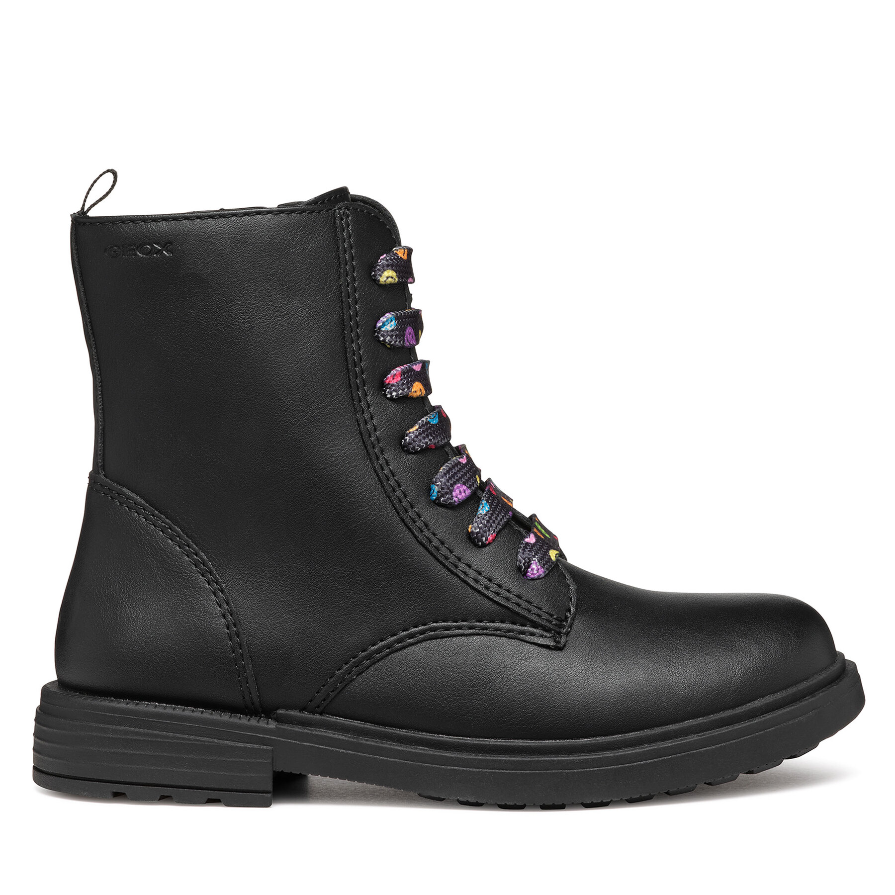Čižmy Geox Jr Eclair J049QD 0003W C9240 S Čierna