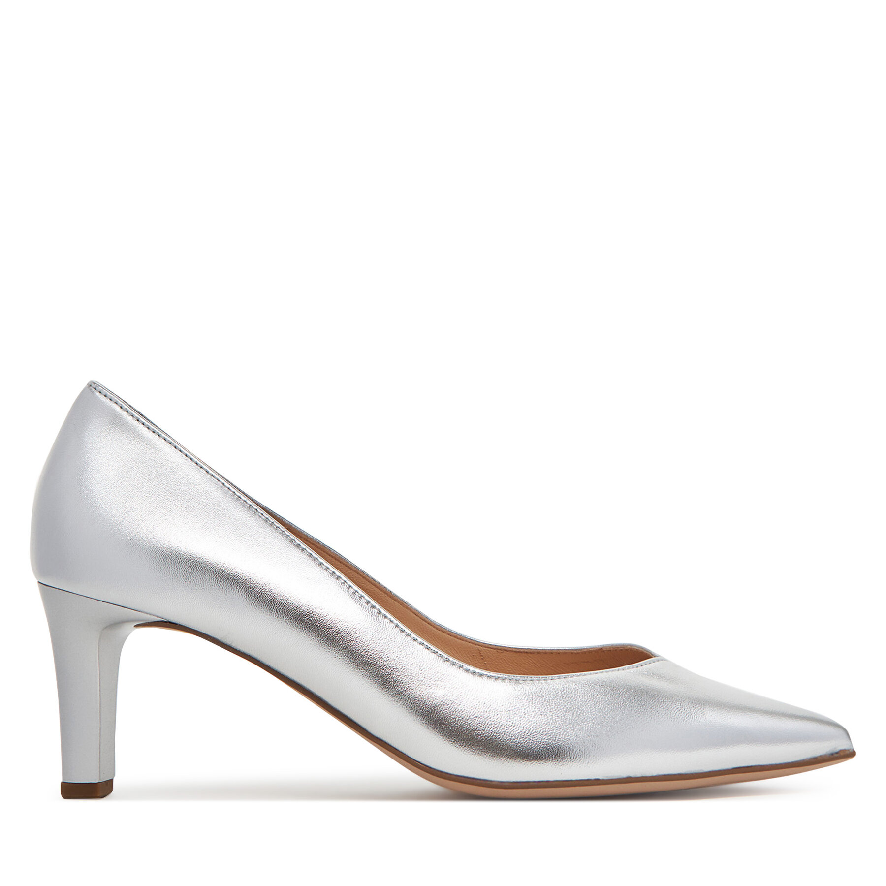 Pantofi cu toc subțire HÖGL Boulevard 60 0-176701 Argintiu