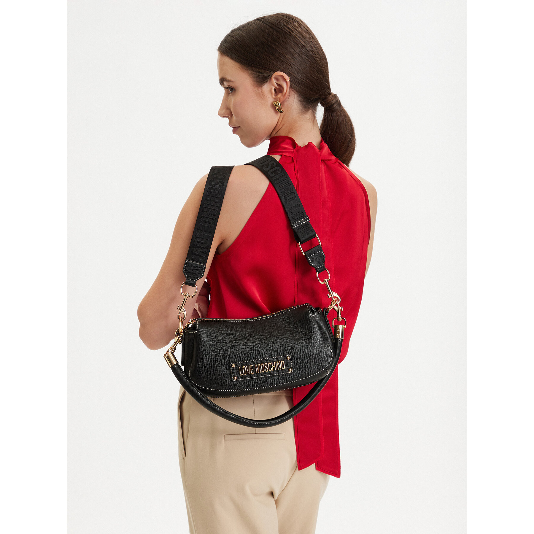 Τσάντα LOVE MOSCHINO JC4288PP0OK1400A Μαύρο