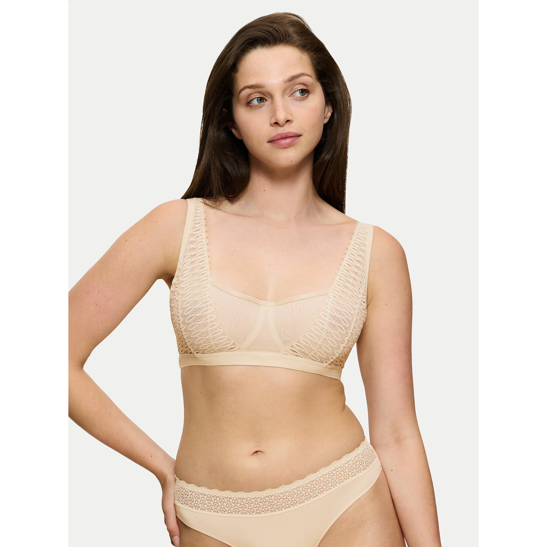 Triumph Reggiseno con ferretto Aura Spotlight 10219859 Beige