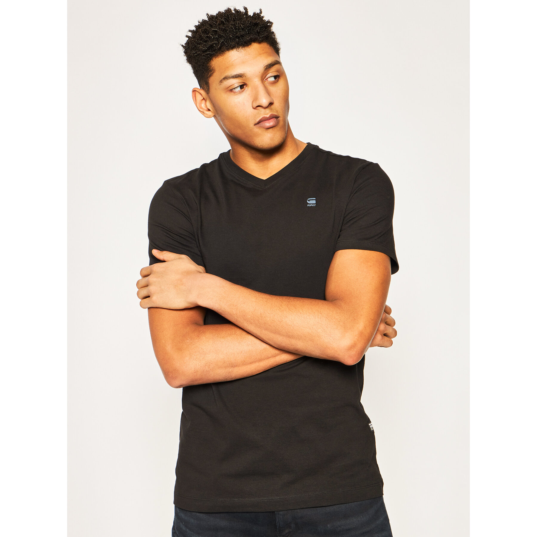 G-Star Raw T-shirt Base-S D16412-336-6484 Nero Regular Fit