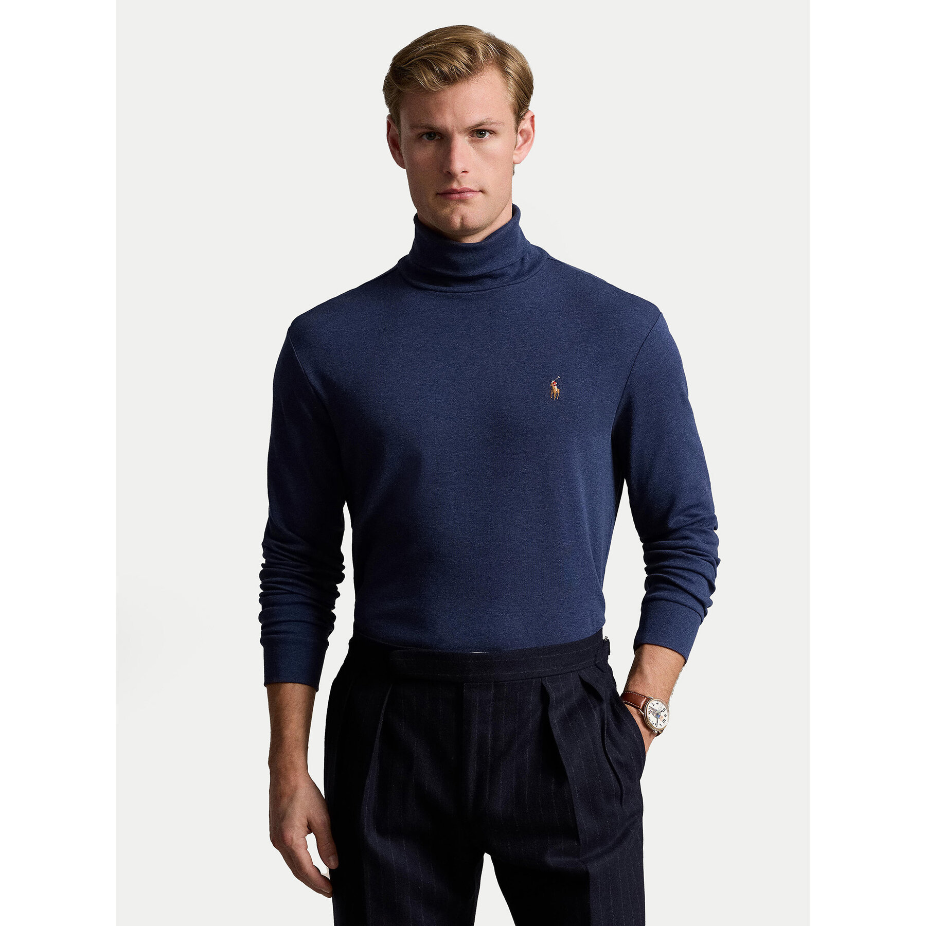 Polo Ralph Lauren Rollkragenpullover 710760126019 Dunkelblau Regular Fit