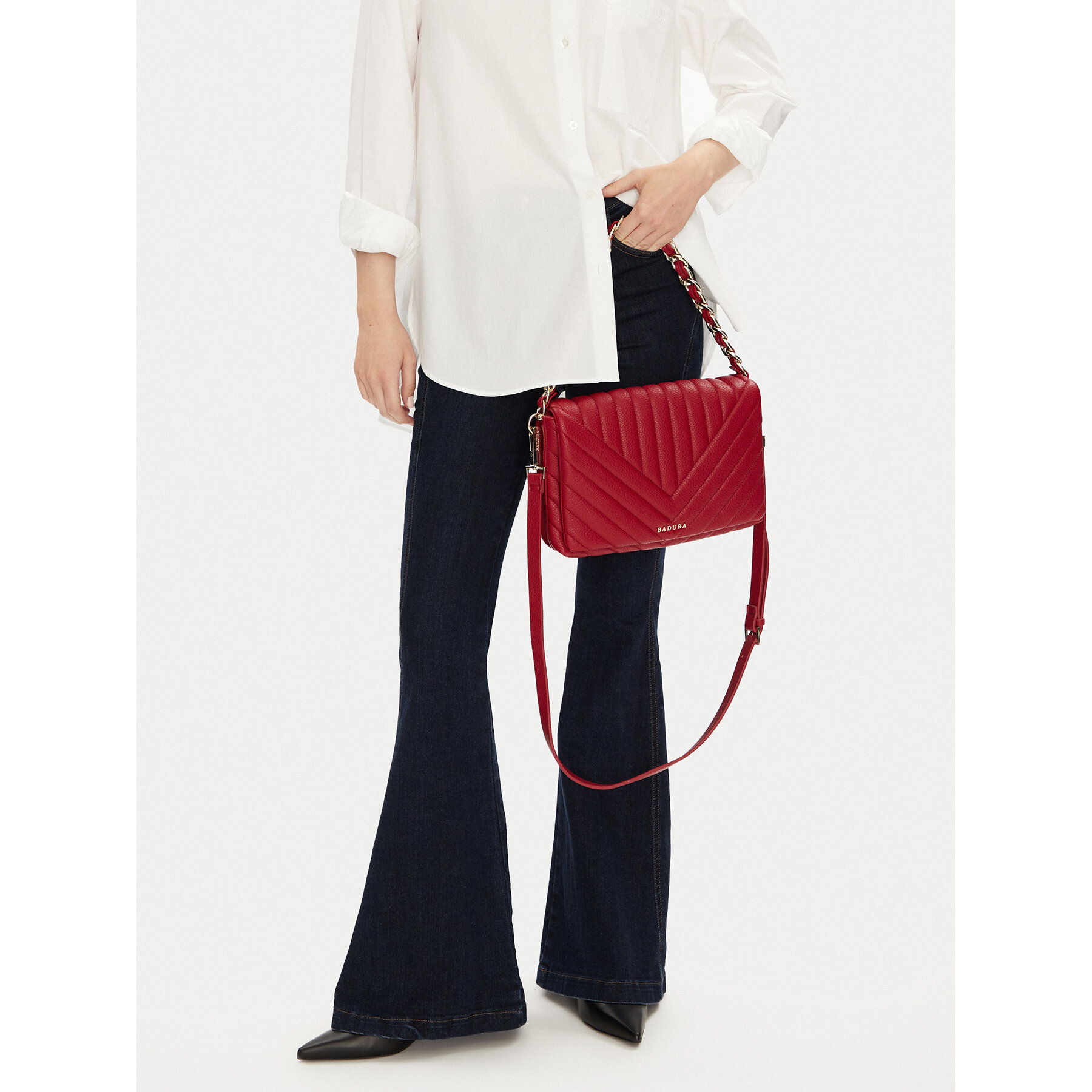 Borsetta Badura C-ADALE-XCH003 Rosso
