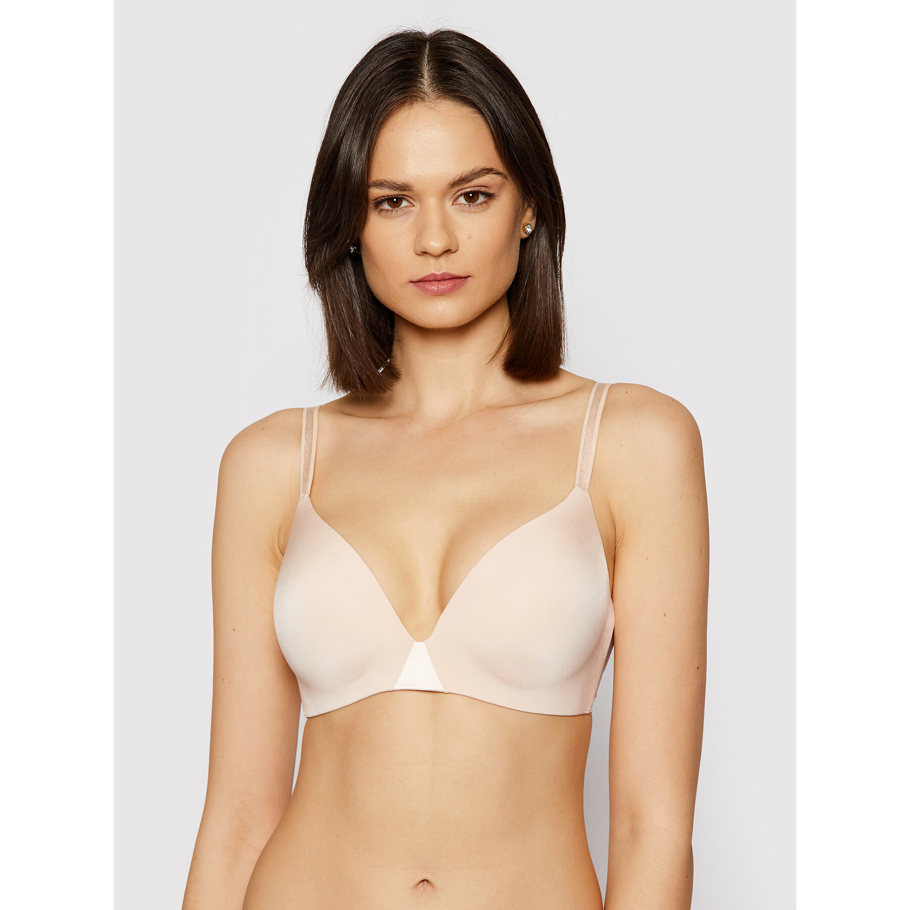 Chantelle Chantelle Σουτιέν χωρίς ραφές Absolute Invisible Ohne Bugel C15G80 Μπεζ