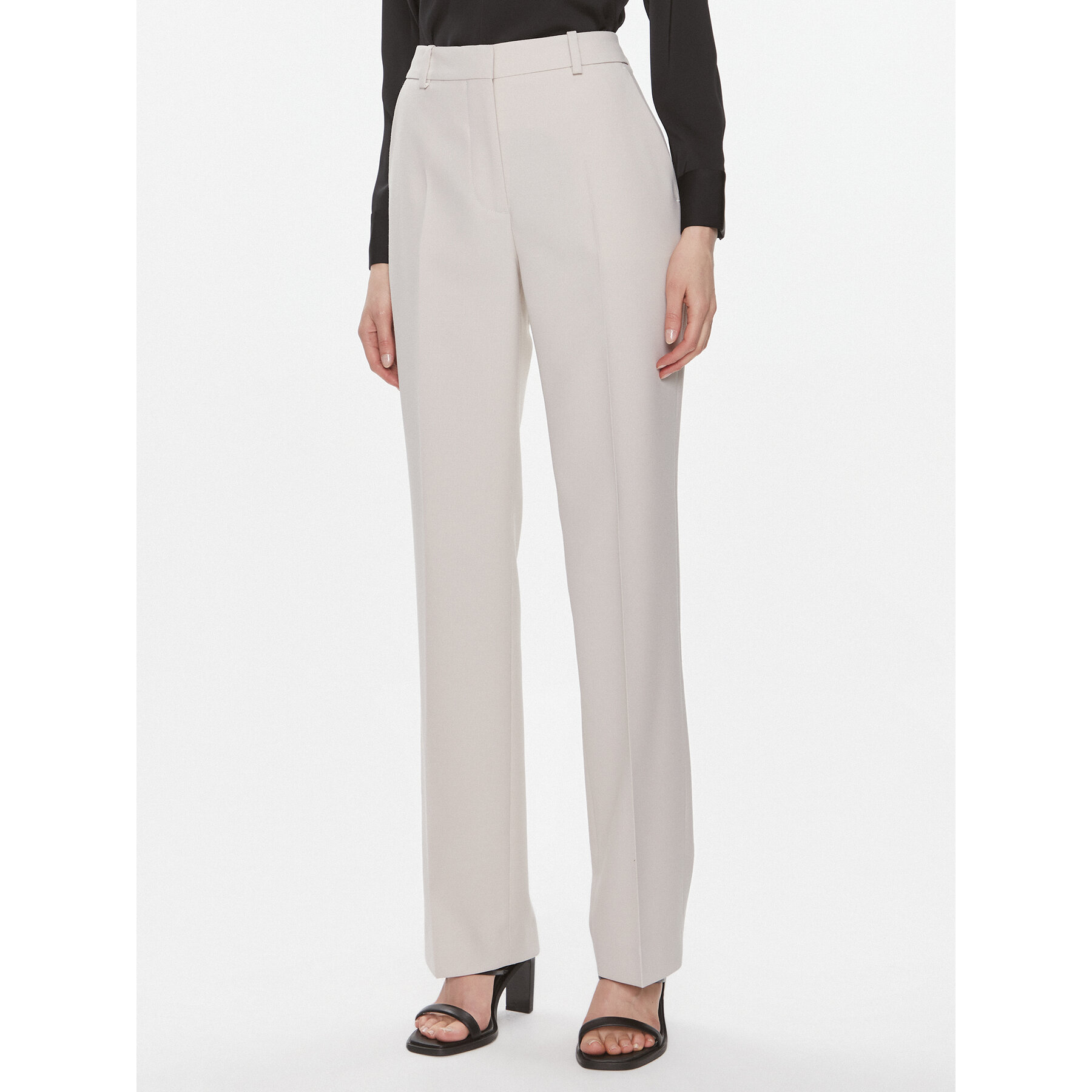 Calvin Klein Stoffhose Essential K20K206879 Grau Slim Fit