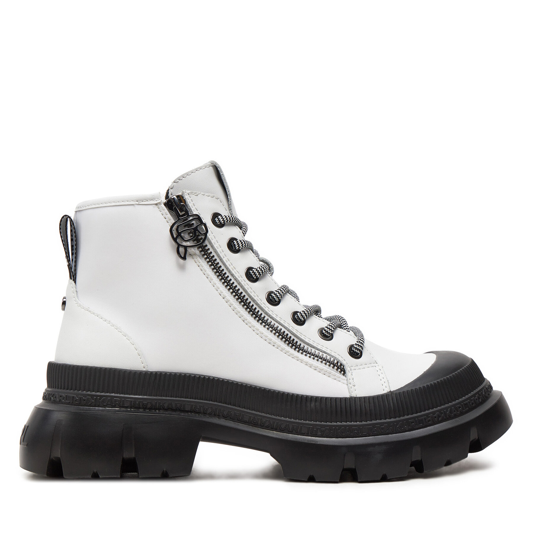 Outdoorová obuv KARL LAGERFELD Trekka KL43536 Biela
