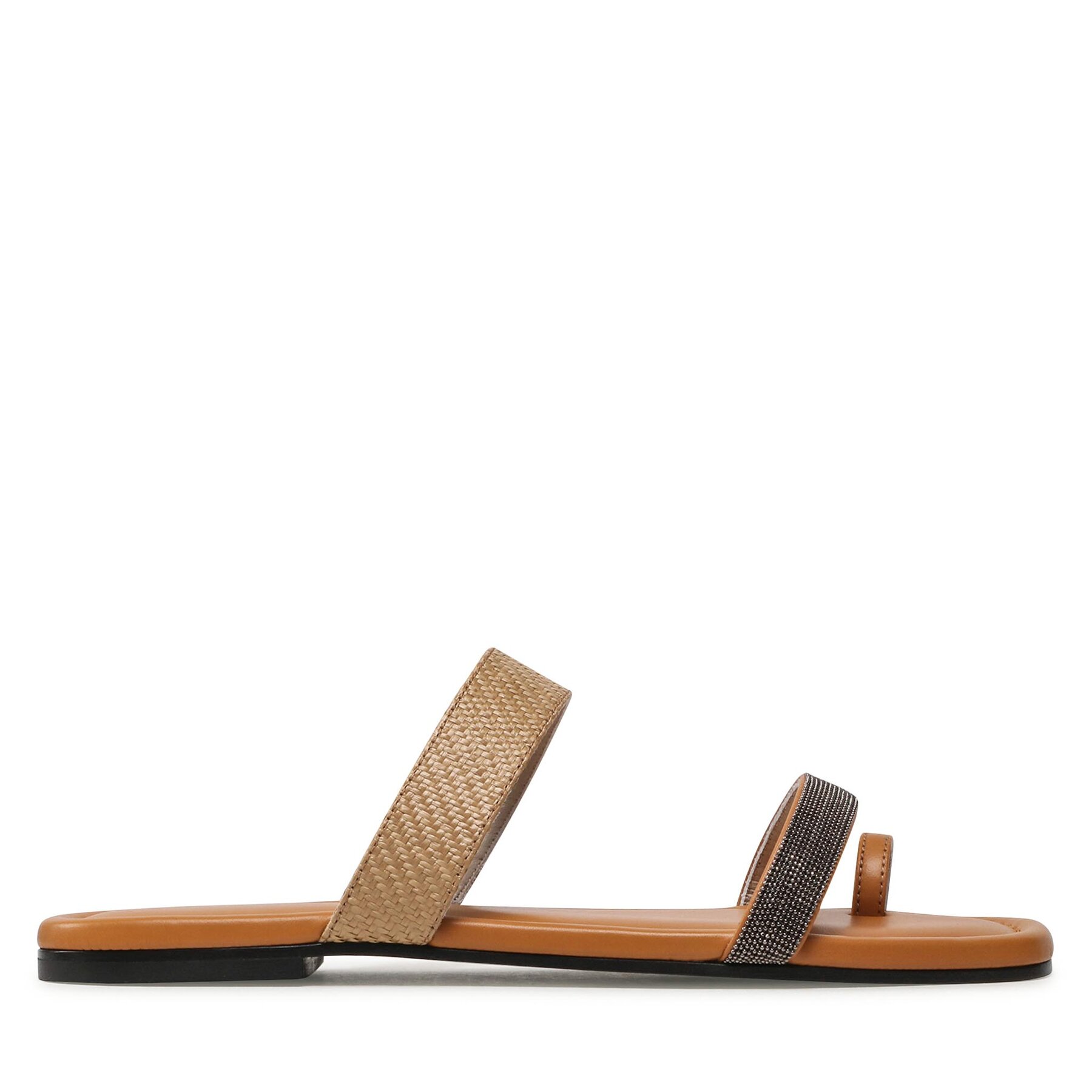 Női Flip-flops Fabiana Filippi, Méret: 36, Barna, ASD273A945