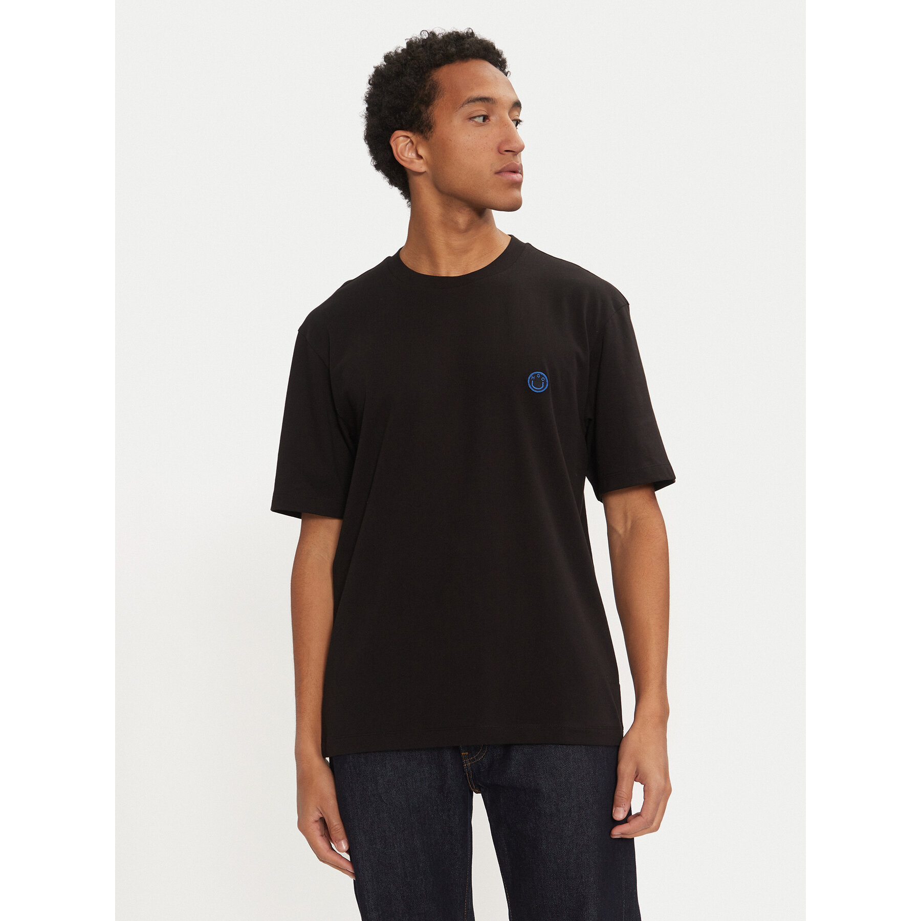 Hugo T-shirt Niley 50519984 Nero Regular Fit