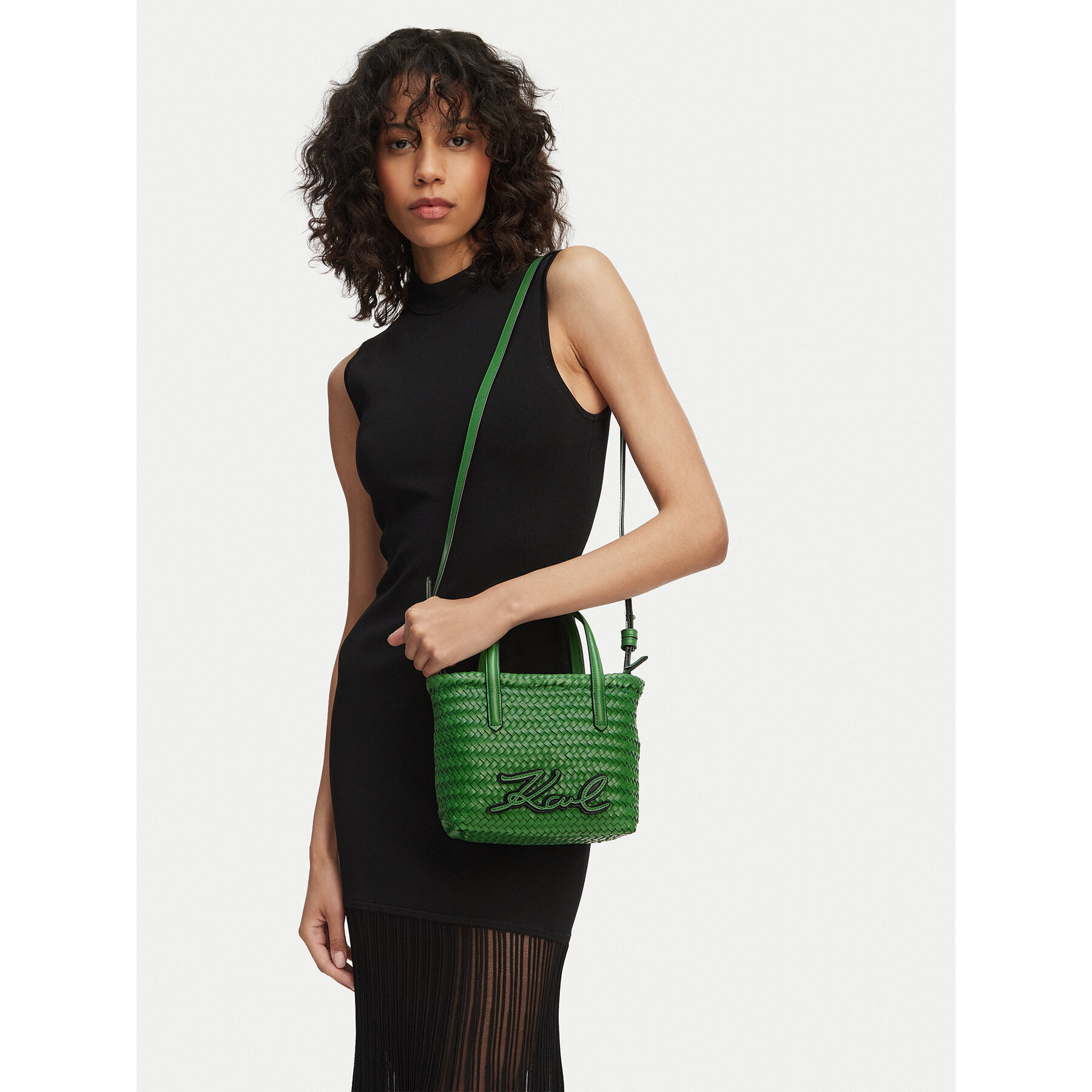 Geantă KARL LAGERFELD B2W30224 Verde