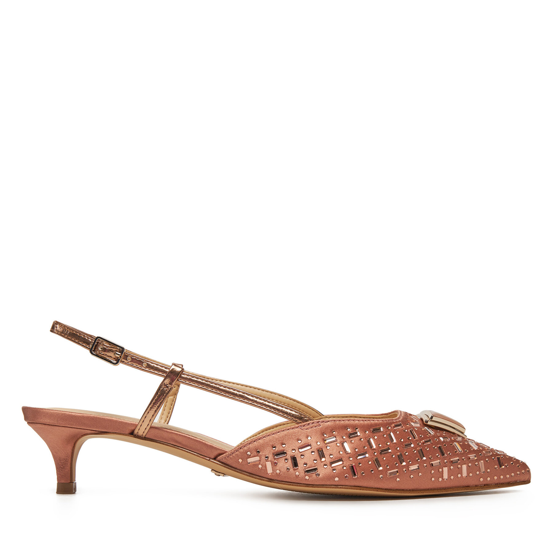 Pantofi pumps Guess FLPJSY SAT05 Roz