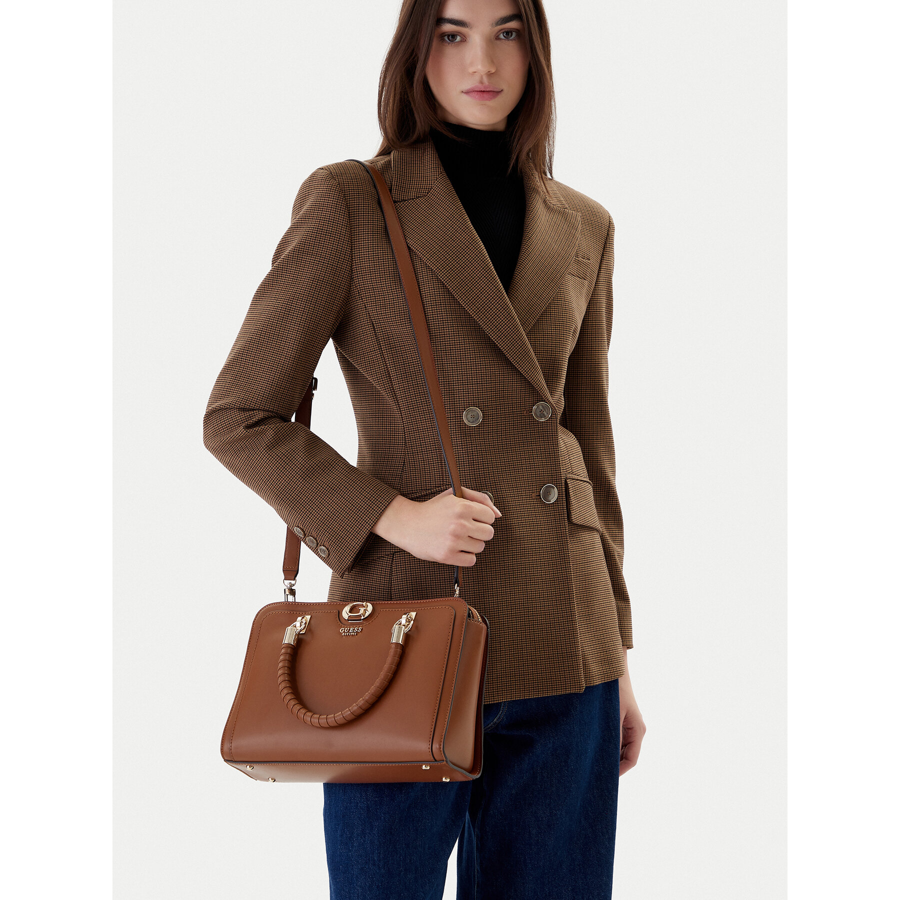 Ročna torba Guess HWVG95 31060 Rjava
