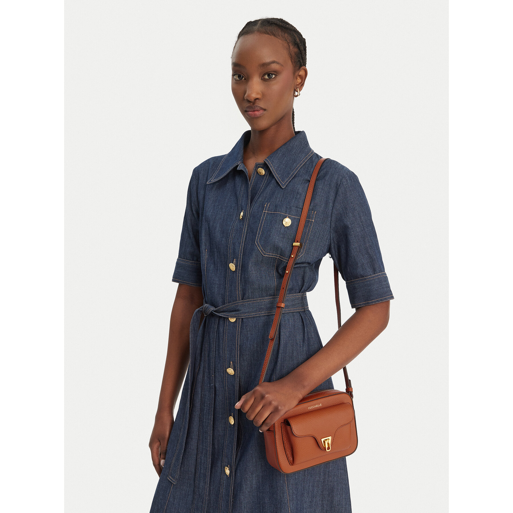 Τσάντα Coccinelle MF6 Coccinelle Beat Soft E1 MF6 55 04 01 Καφέ