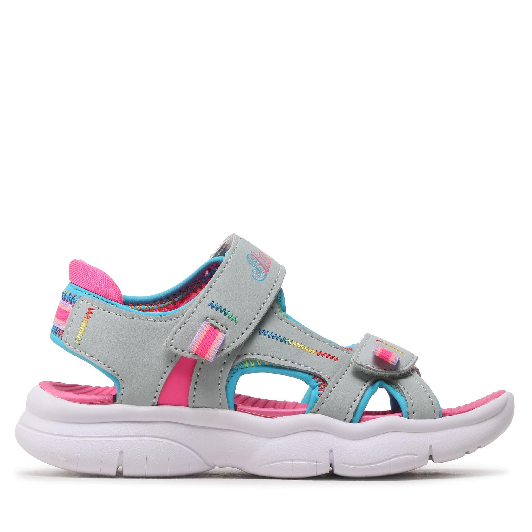 Sandalias Skechers Vibrant Mood 302984L/SLPK Gris