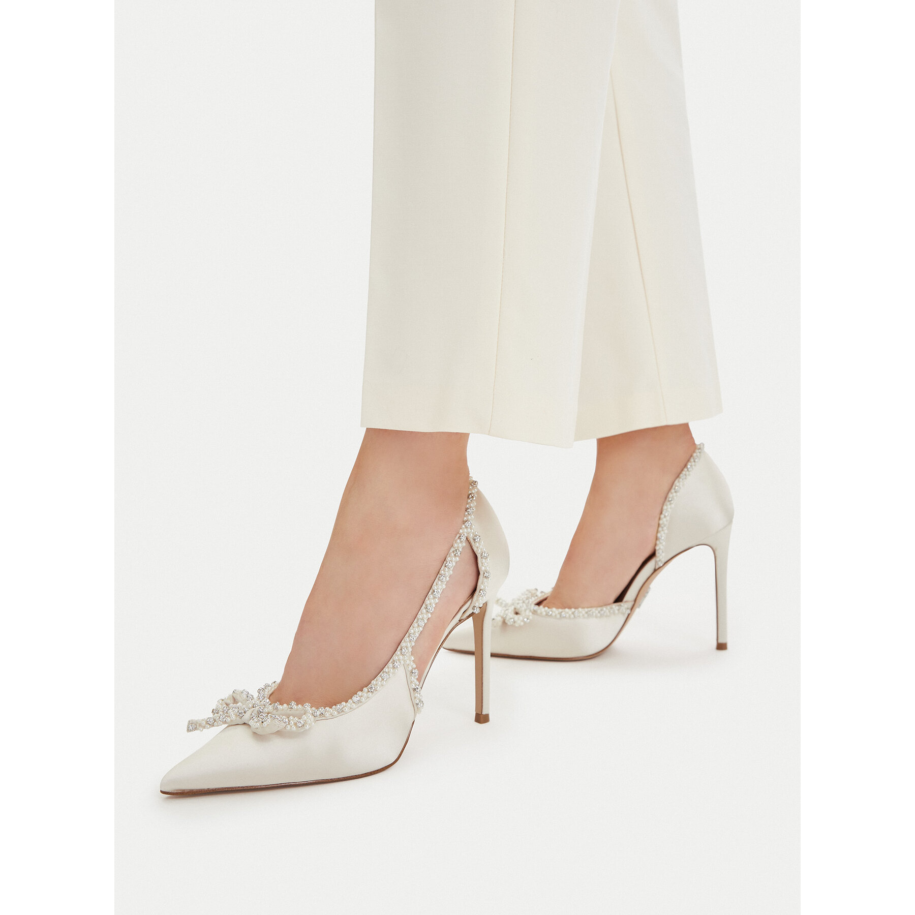 Čevlji z visoko peto Steve Madden Tandi 11005583 Bela