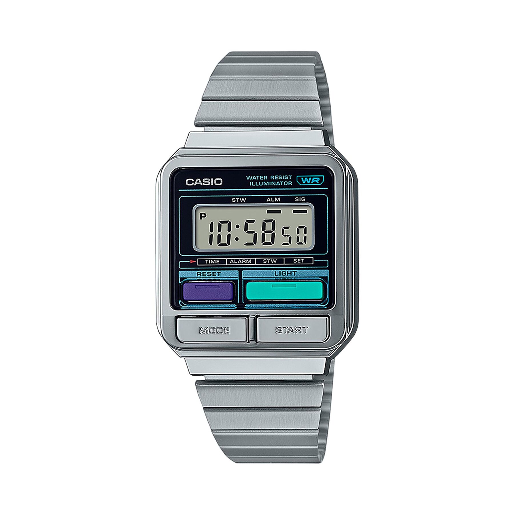

Годинник Casio Vintage 80s A120WE-1AEF Silver, Срібний