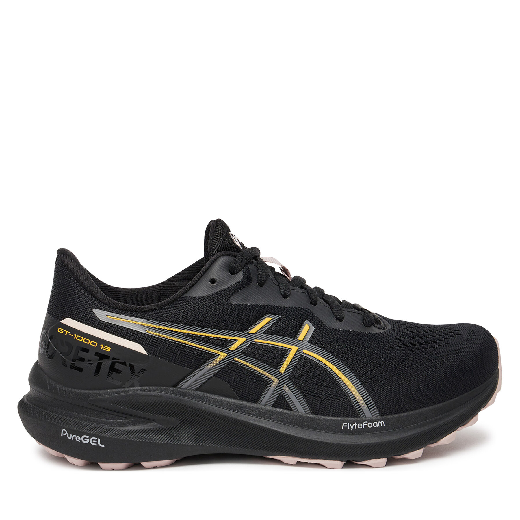 Chaussures de running Asics Gt-1000 13 Gtx 1012B661 Noir