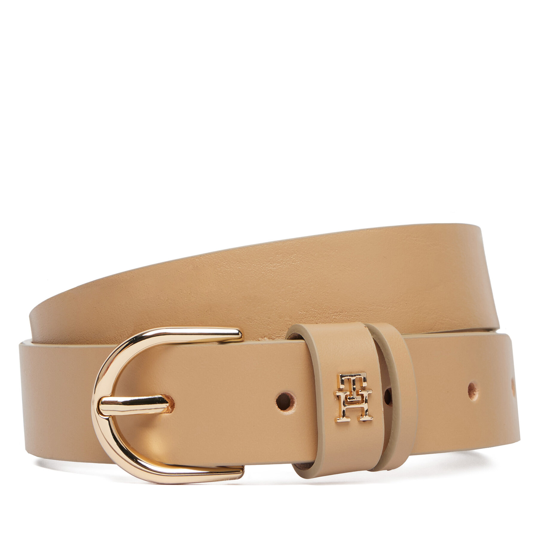 Колан Tommy Hilfiger Essential Effortless 2.5 Go AW0AW16836 Бежов
