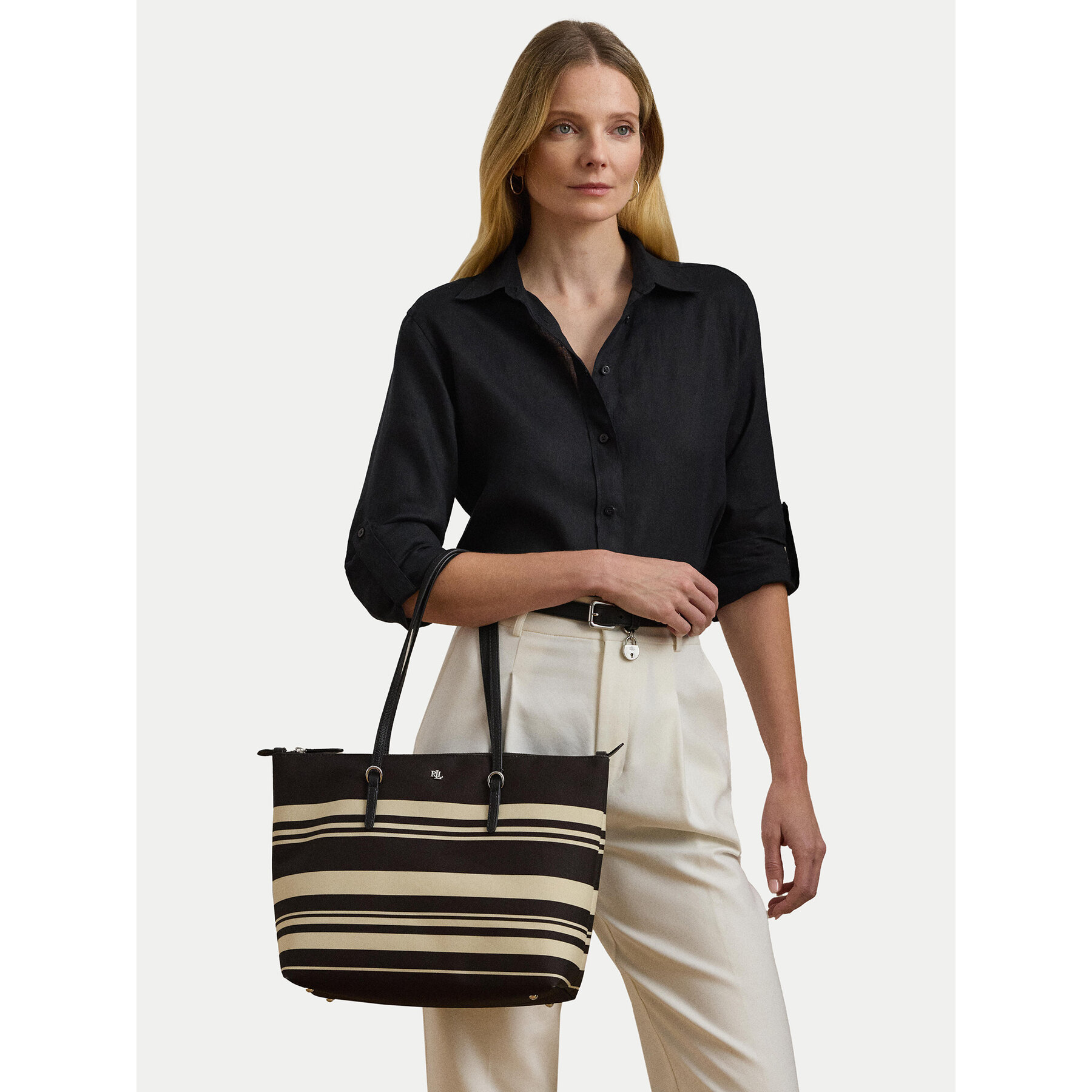 Torbica LAUREN RALPH LAUREN Keaton 431916737033 Crna
