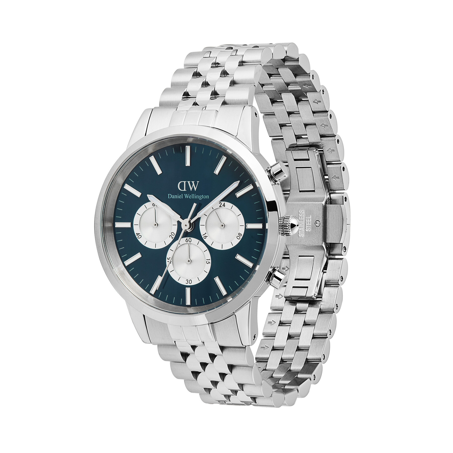 Ročna ura Daniel Wellington Iconic Chronograph DW00100874 Srebrna