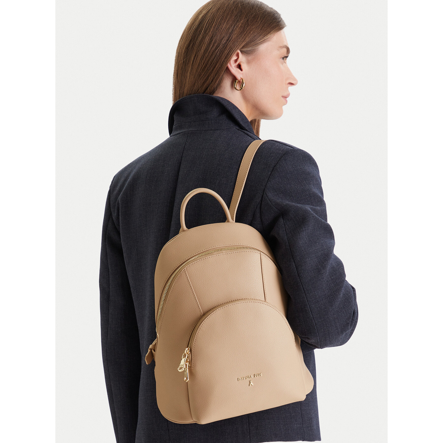 Rucsac Patrizia Pepe 8B0325/L001-R874 Bej