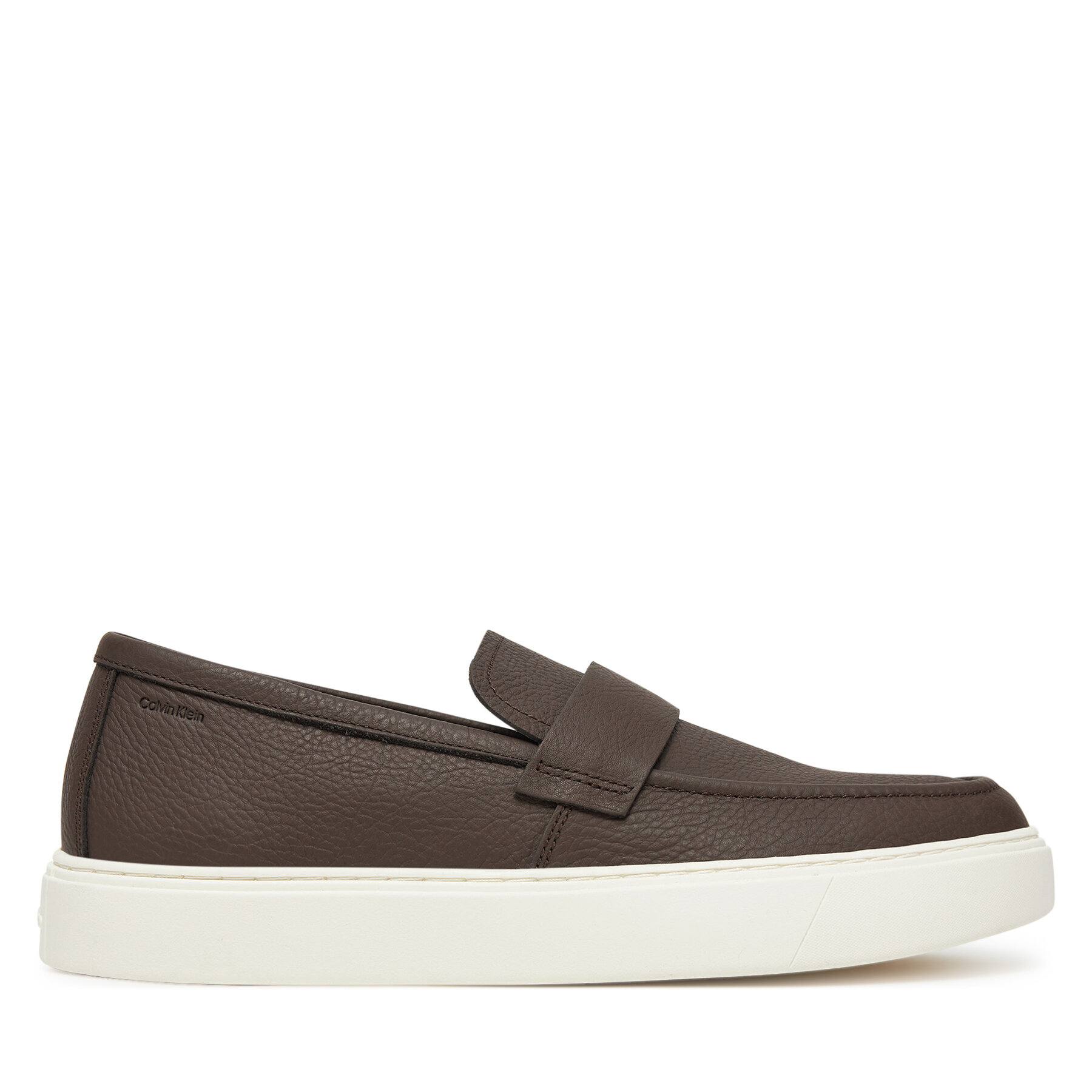 Sneakers Calvin Klein Moccasin Lth Unlined HM0HM01813 Maro
