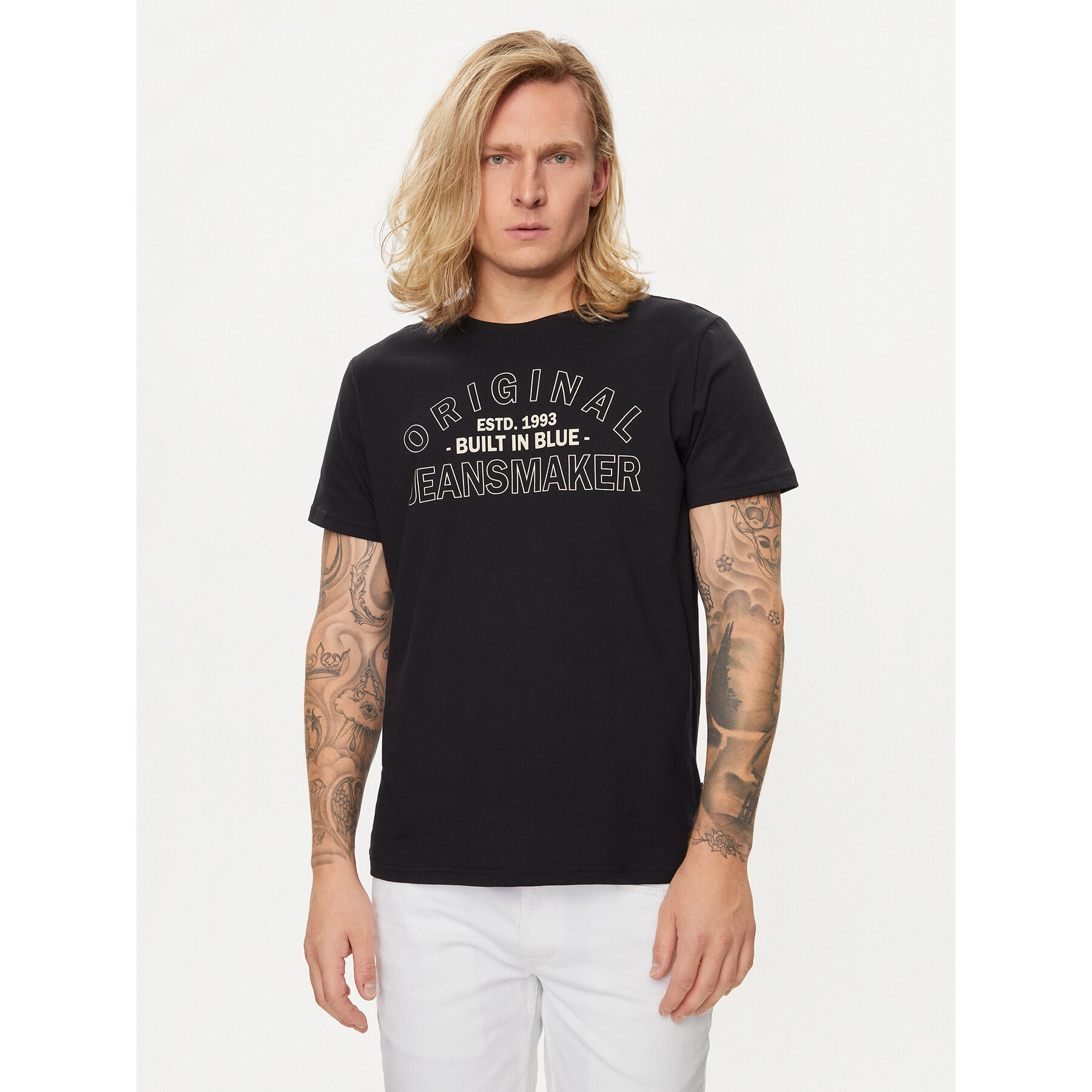 Blend T-Shirt 20716831 Μαύρο Regular Fit