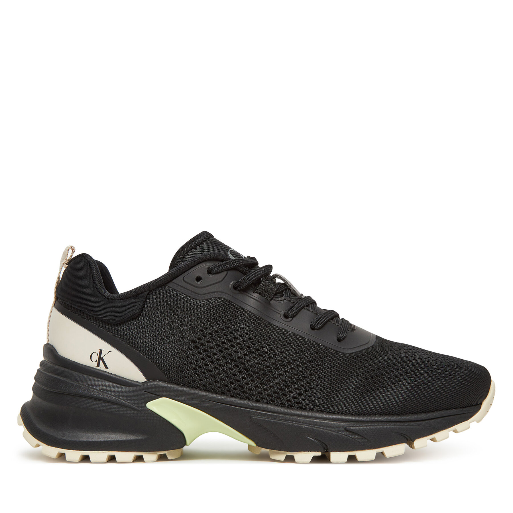 Sneakersy Calvin Klein Jeans Hike Runner Mg Tech YW0YW01856 Čierna