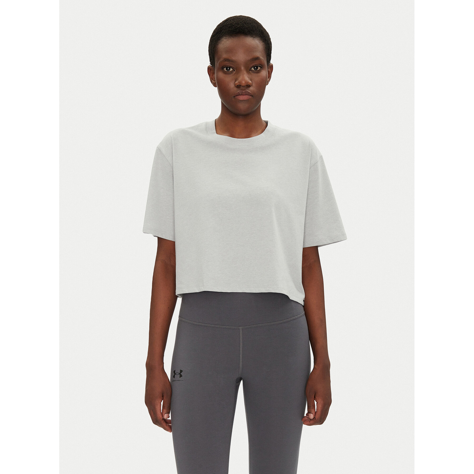 Under Armour T-shirt Rival 1389721 Grigio Loose Fit