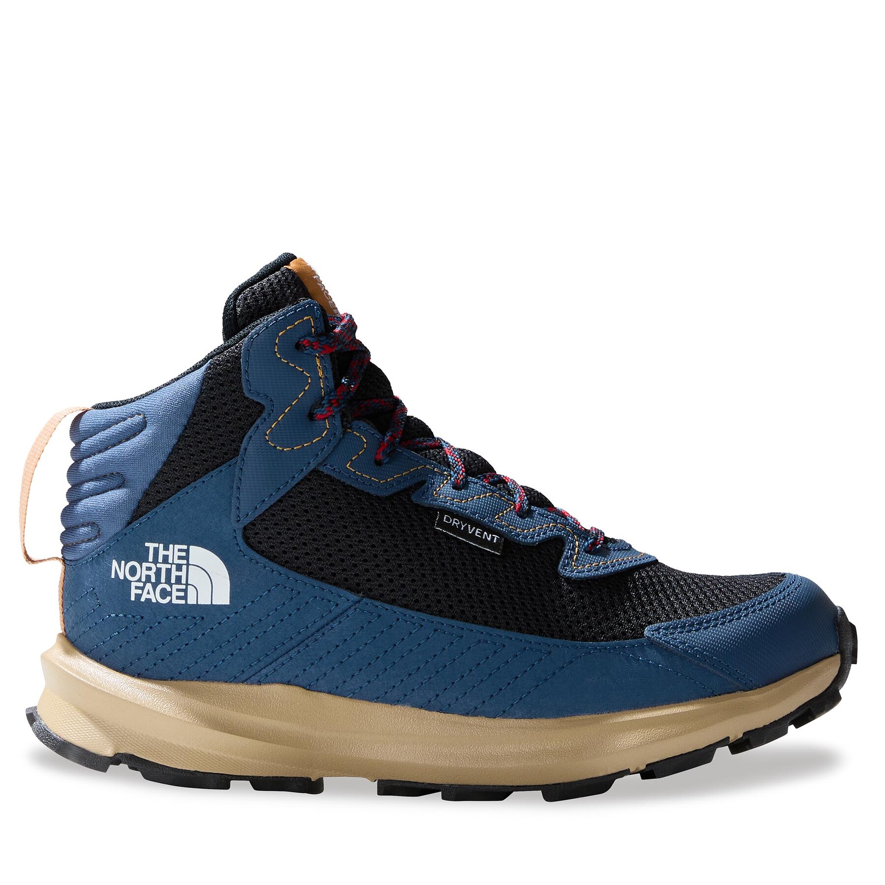 Unisex dieťa Trekingová obuv The North Face, Rozmer: 35, Modrá, Y Fastpack Hiker Mid WpNF0A7W5VVJY1