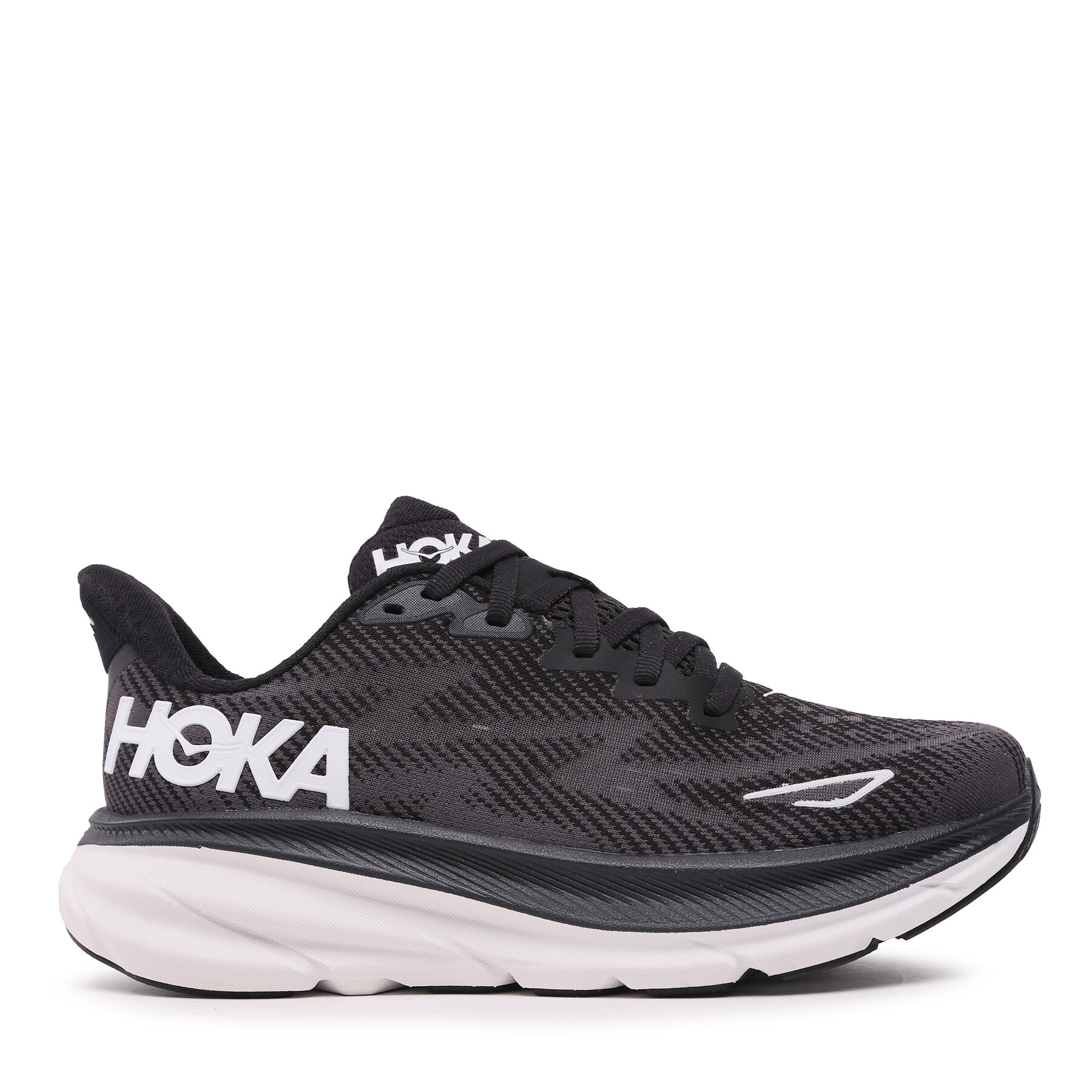 Chaussures de running Hoka Clifton 9 Wide 1127896 Noir