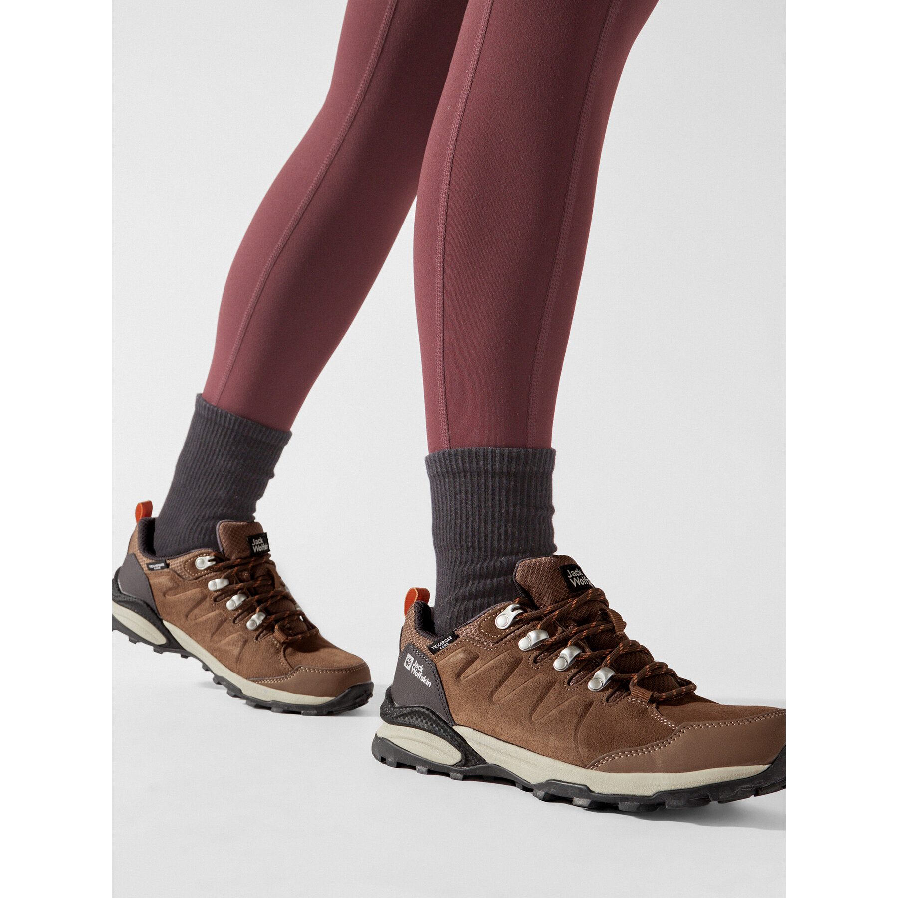 Scarpe Da Trekking Jack Wolfskin Refugio Texapore Low W 4050821 Marrone