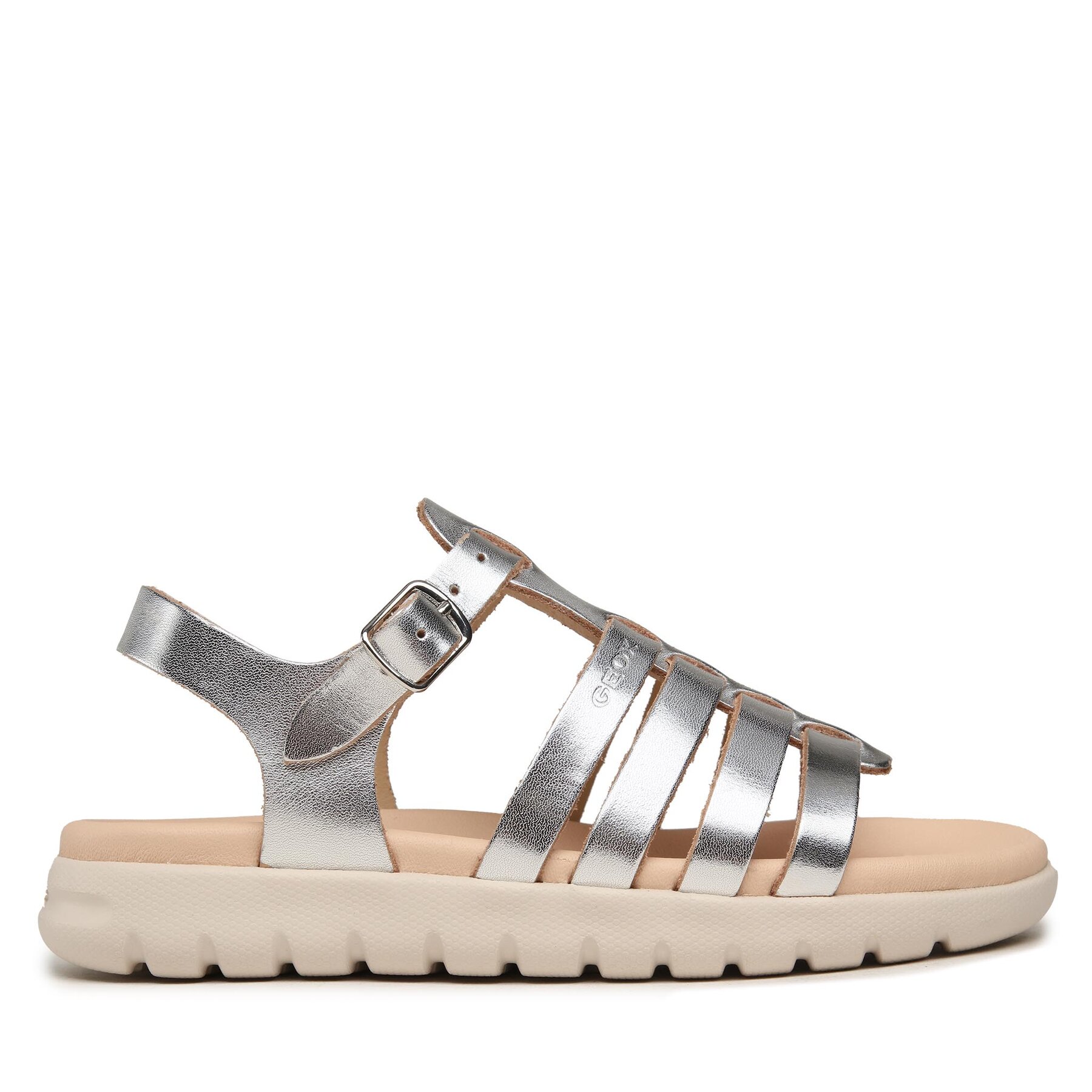 Szandál Geox J Sandal Soleima Gir J35GSB 000CF C1007 S Ezüst