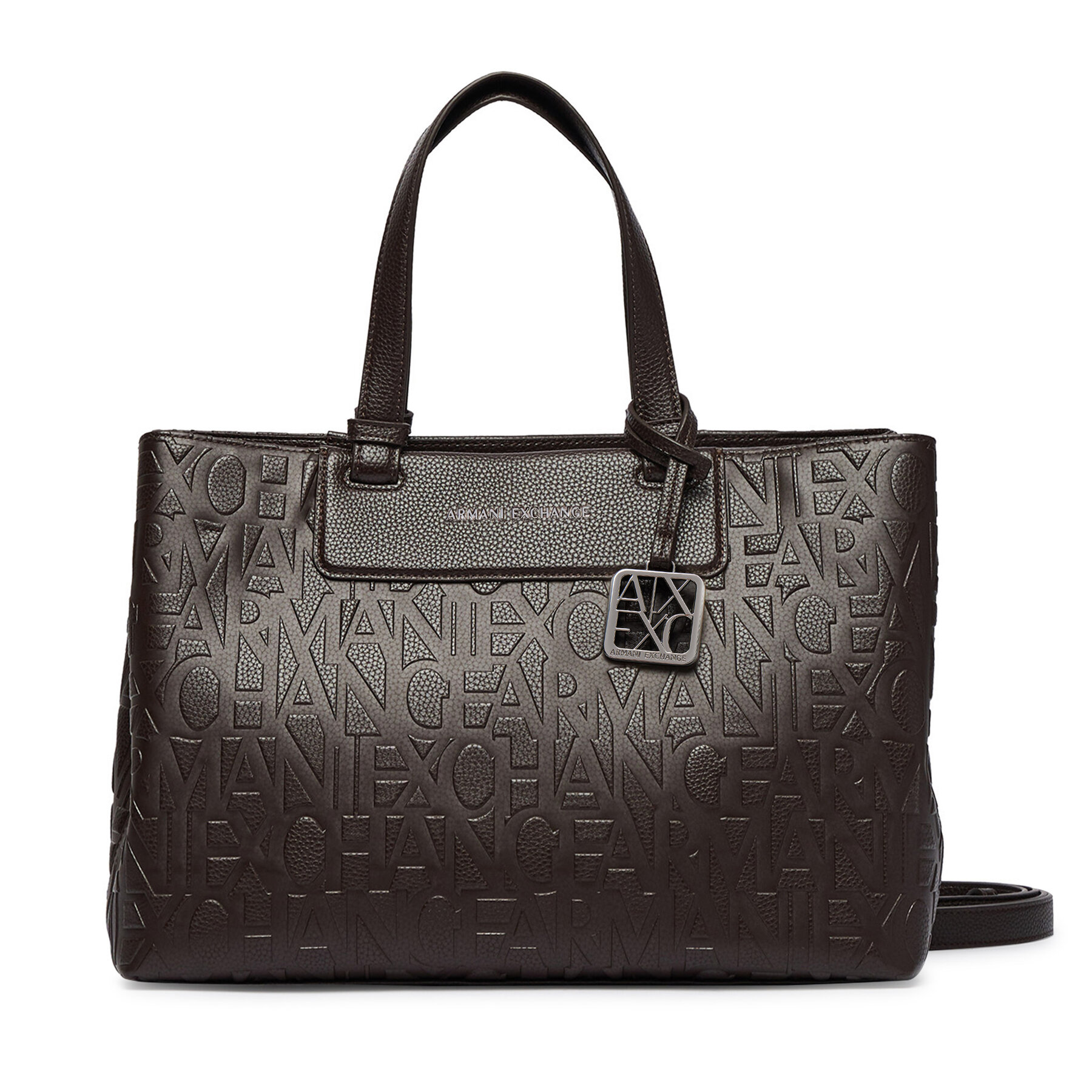 Дамска чанта Armani Exchange XW001222 AF15774 U6032 Тъмнокафяв