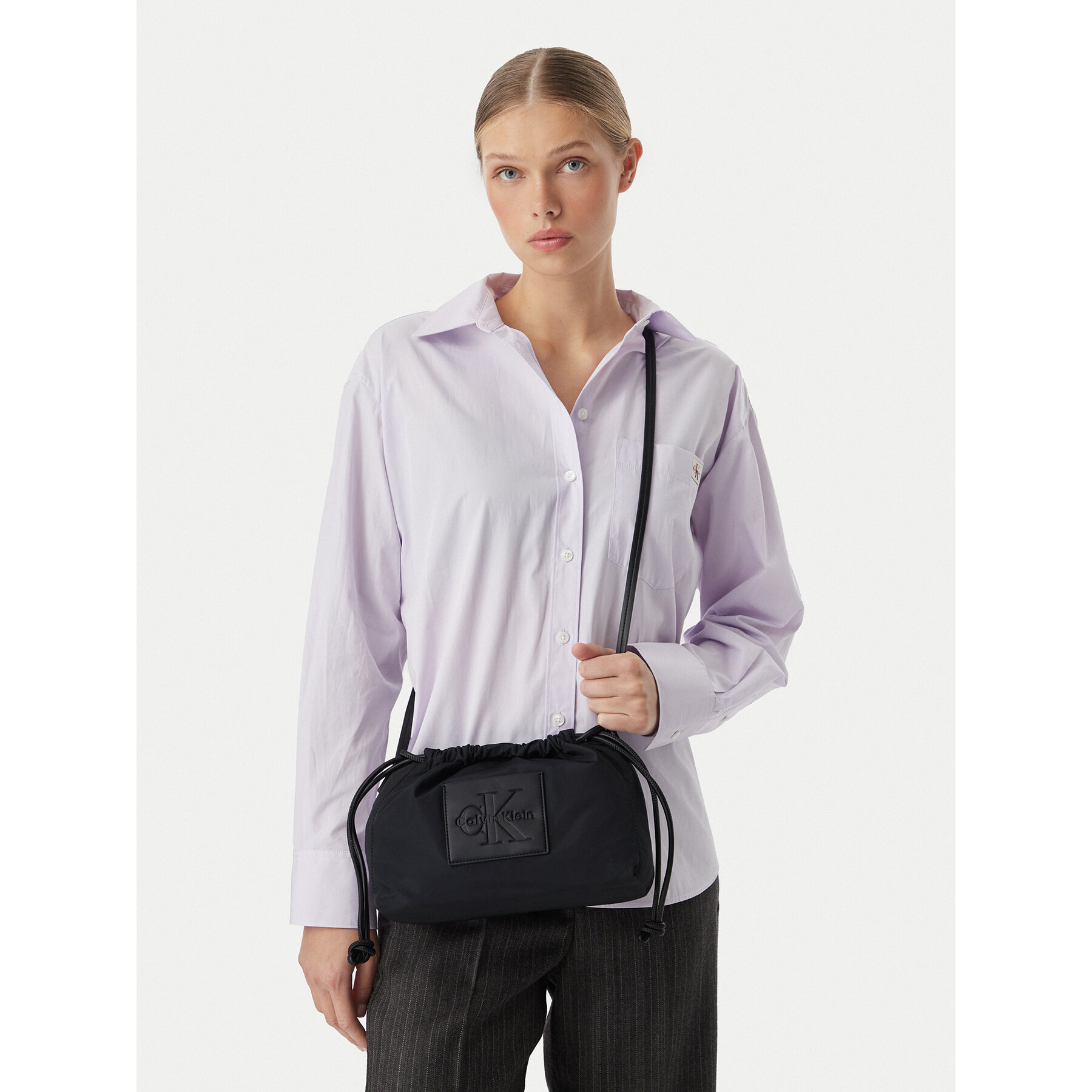 Kabelka Calvin Klein LV04F3871G Čierna