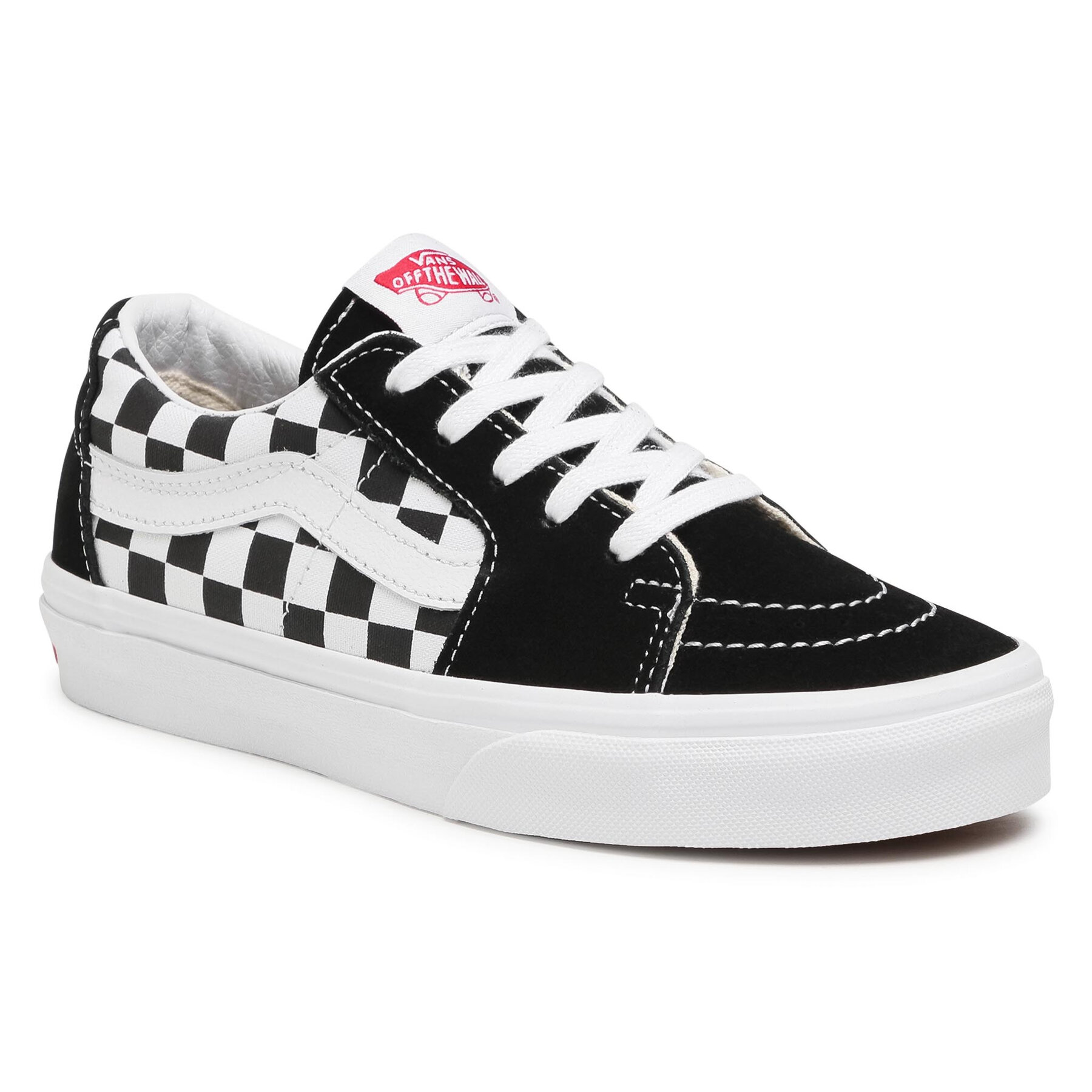 Teniși Vans Sk8-Low VN0A4UUK4W71 (Canvas/Suede)Blkchckrbrd epantofi.ro imagine noua