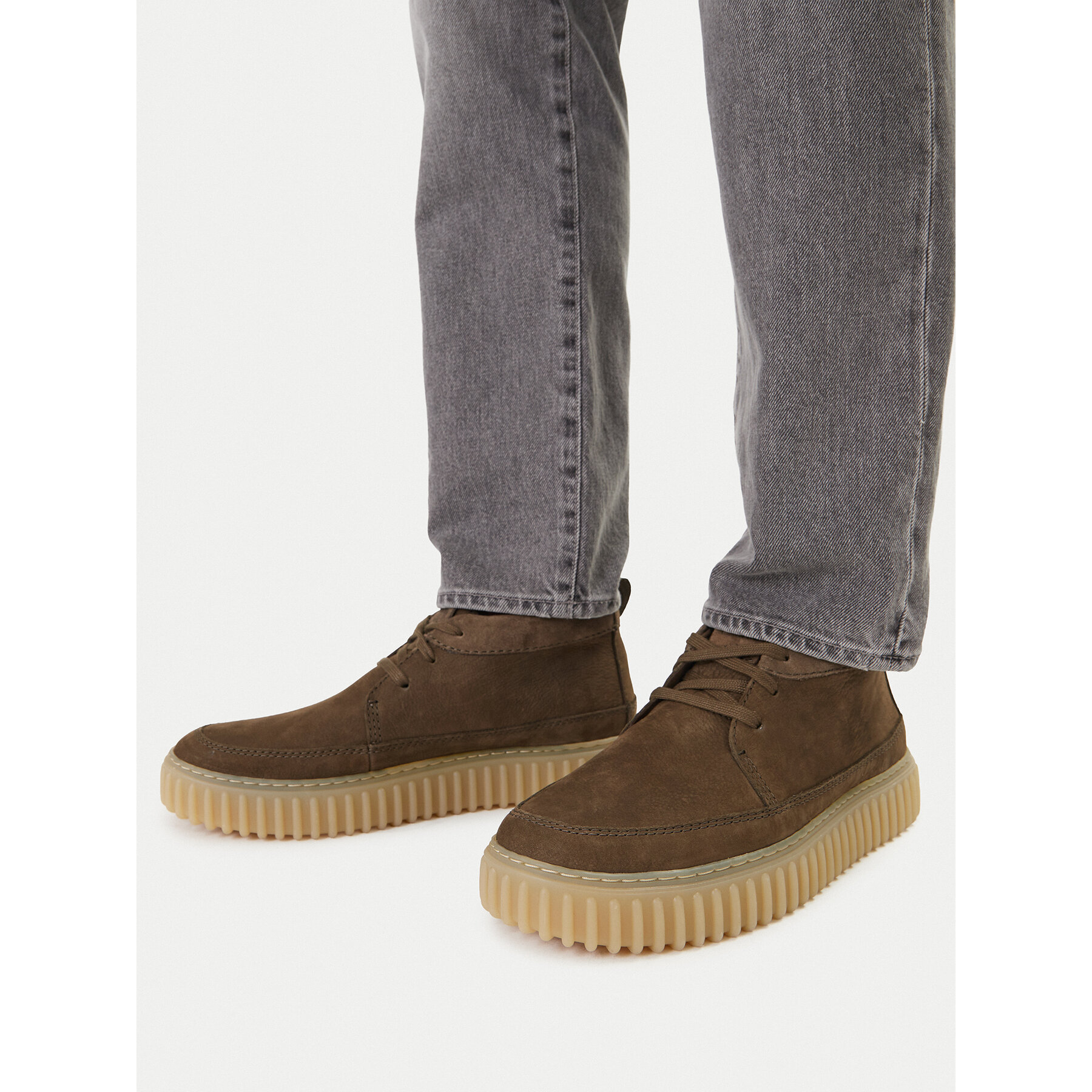 Ghete Clarks Torhill LaceHi 26183474 Kaki