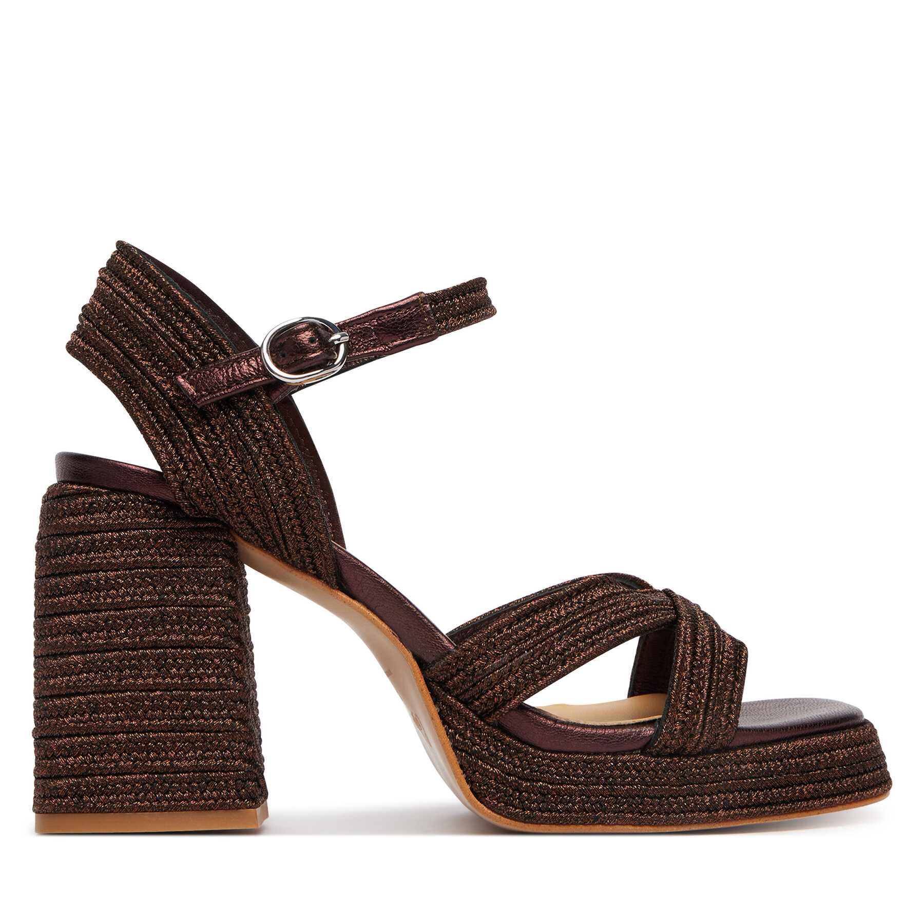 Espadrile Castañer Valle 23116 Rjava