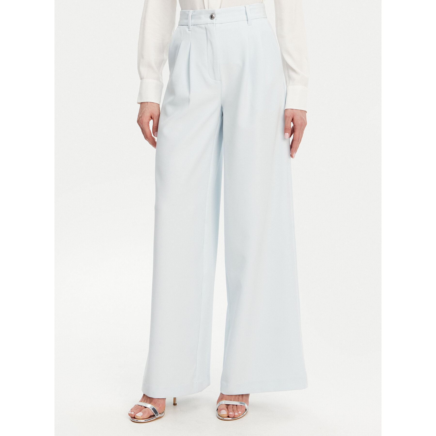 Guess Palazzohose W5GB02 WH9Y2 Himmelblau Wide Leg