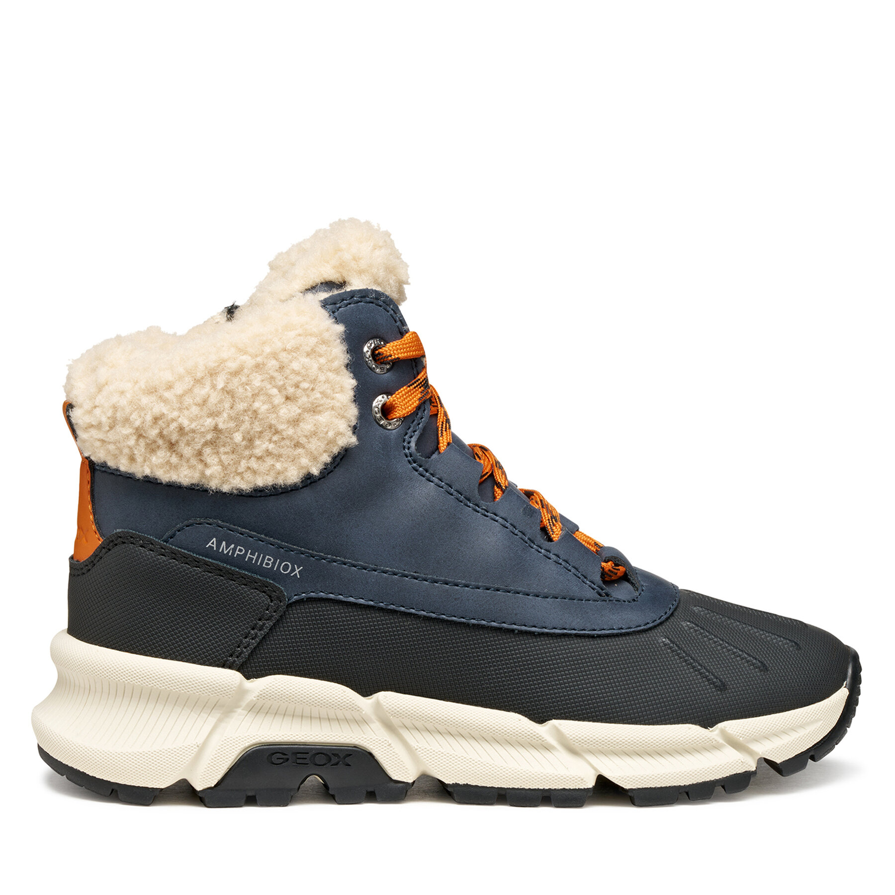 Šnurovacia obuv Geox J Flexyper Plus J56LCB 0ME50 C4218 S Tmavomodrá